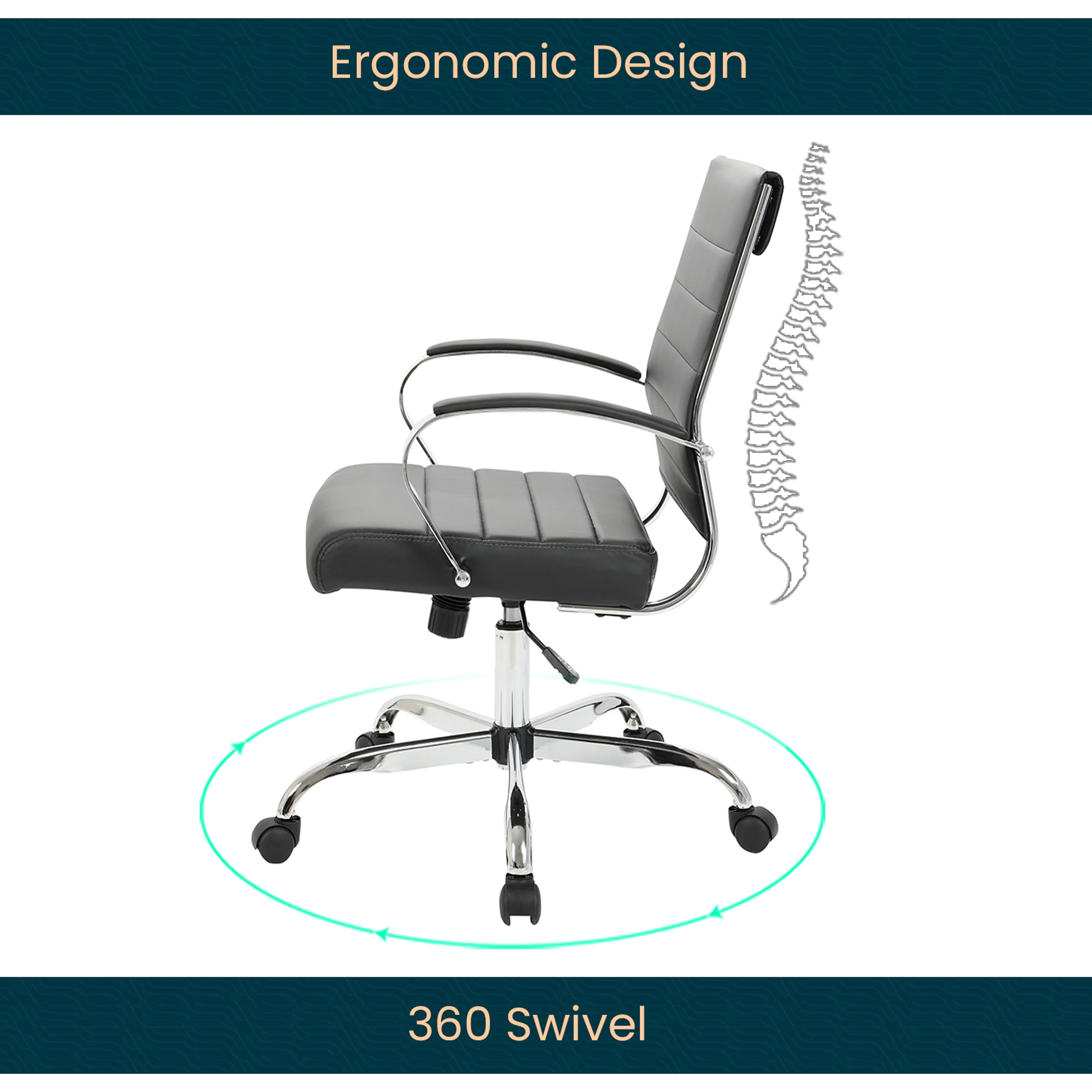 Benmar Leather Office Chair