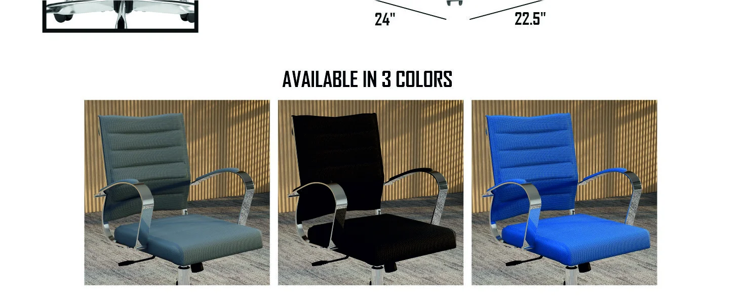 Benmar Home Mesh Office Chair in Black