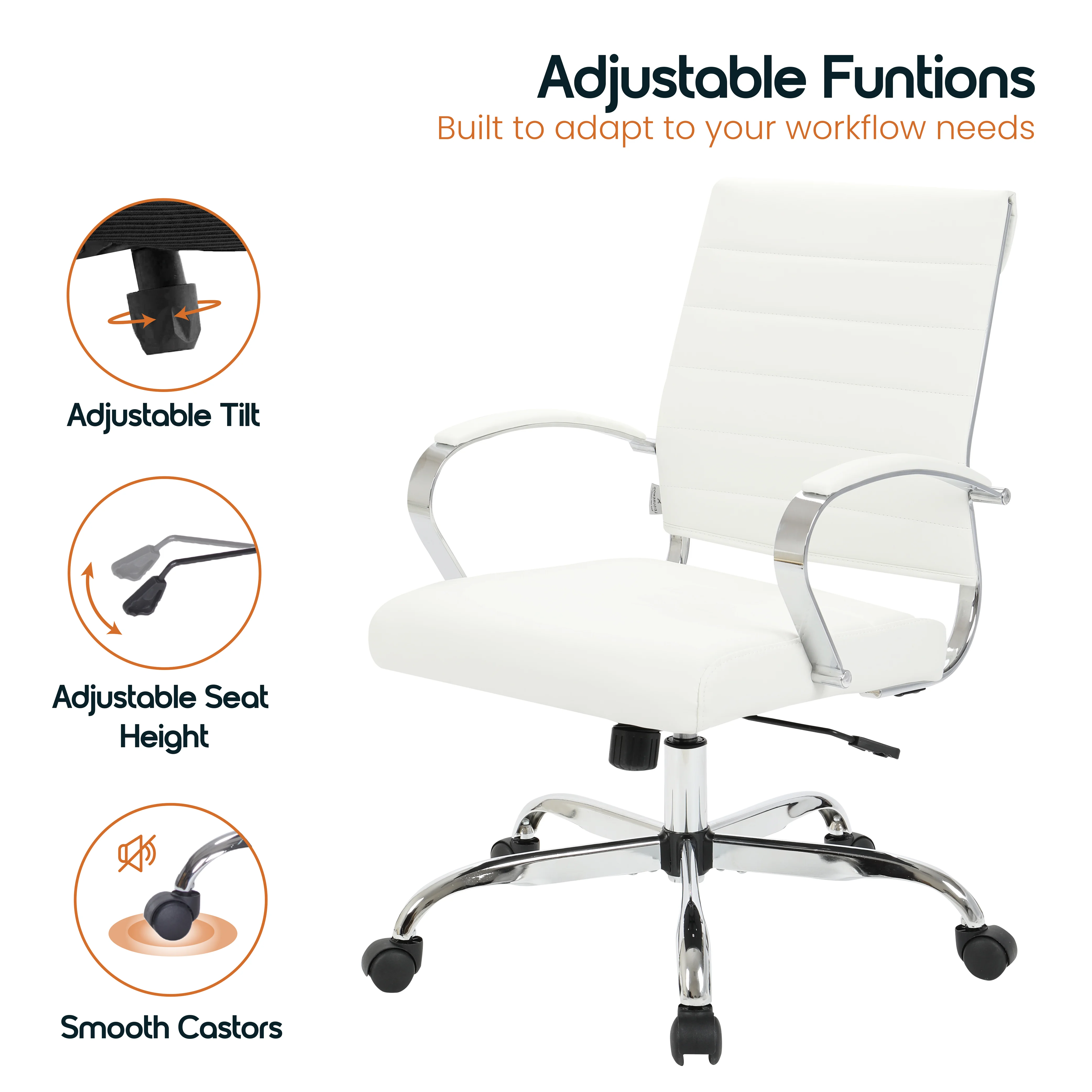 Benmar Leather Office Chair