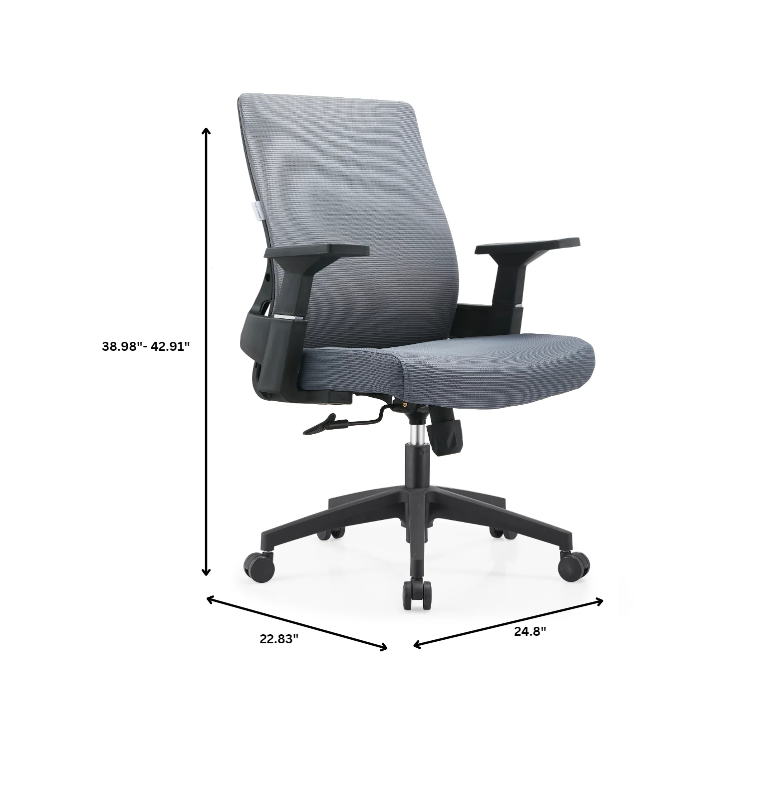 Office Brio Series Office Task Chair In Grey
