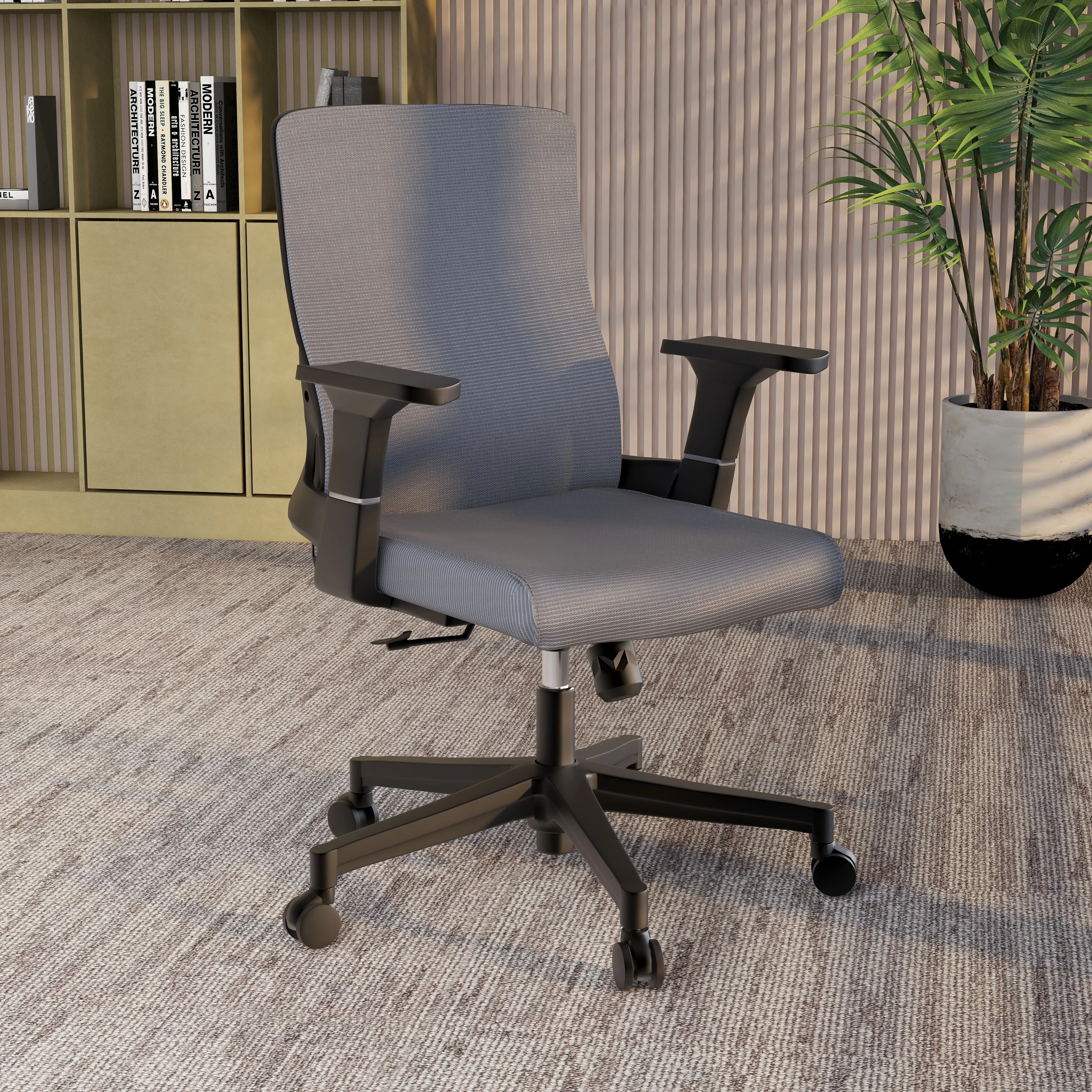 Office Brio Series Office Task Chair In Grey
