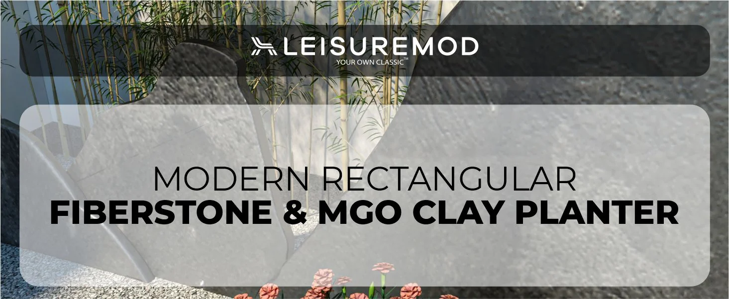 Bloom Series Poly Stone Planter 11.8" , 23.6" Long In Brown