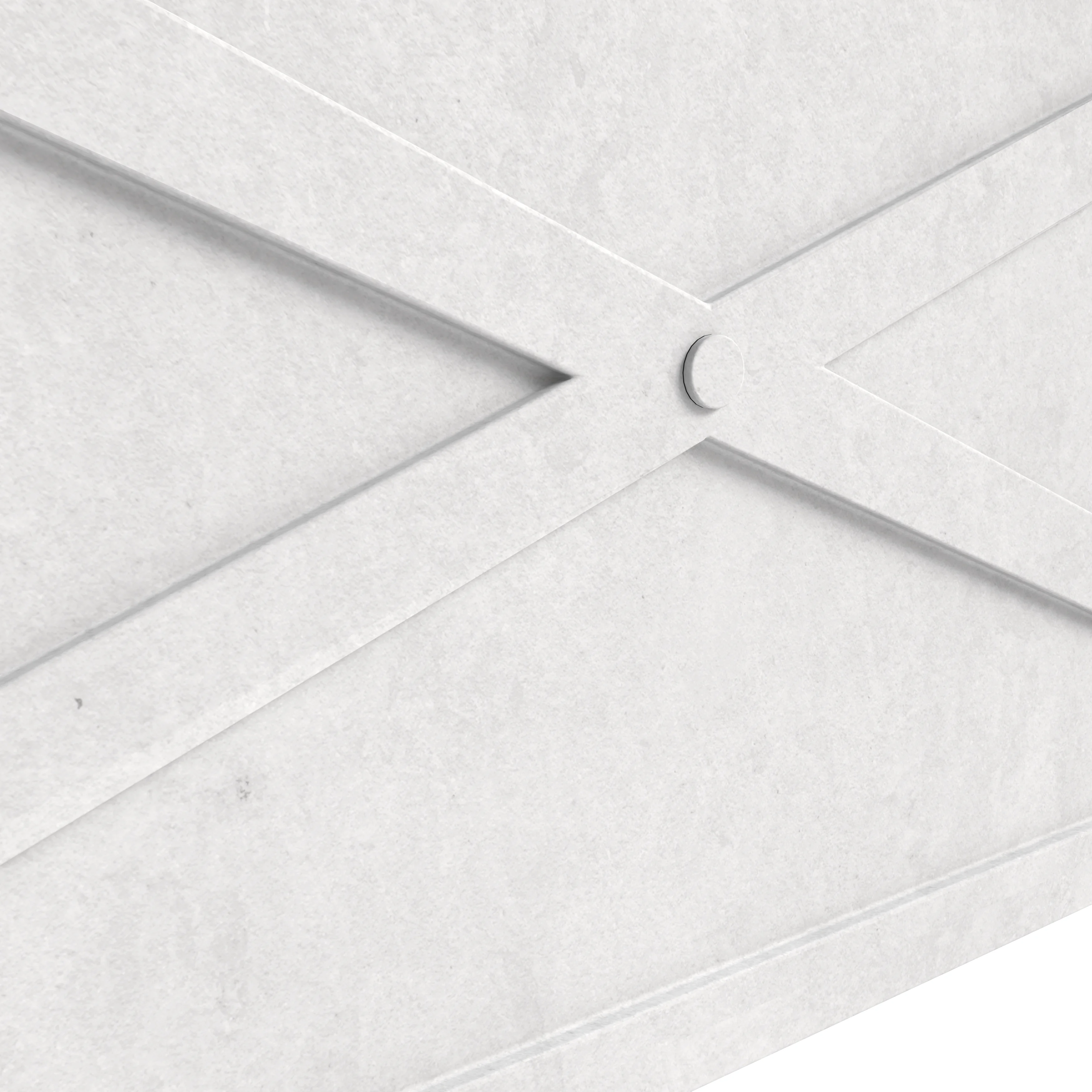 Bonsai Series Rectangle Poly Stone Planter in White 14.6 x 13 30 Long