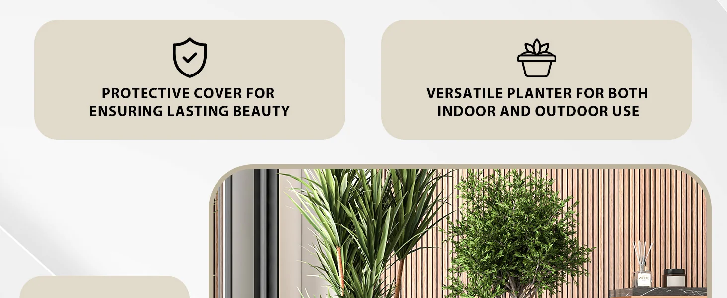 Blossom Series Poly Stone Planter in Dark Grey 17 Dia, 16 High