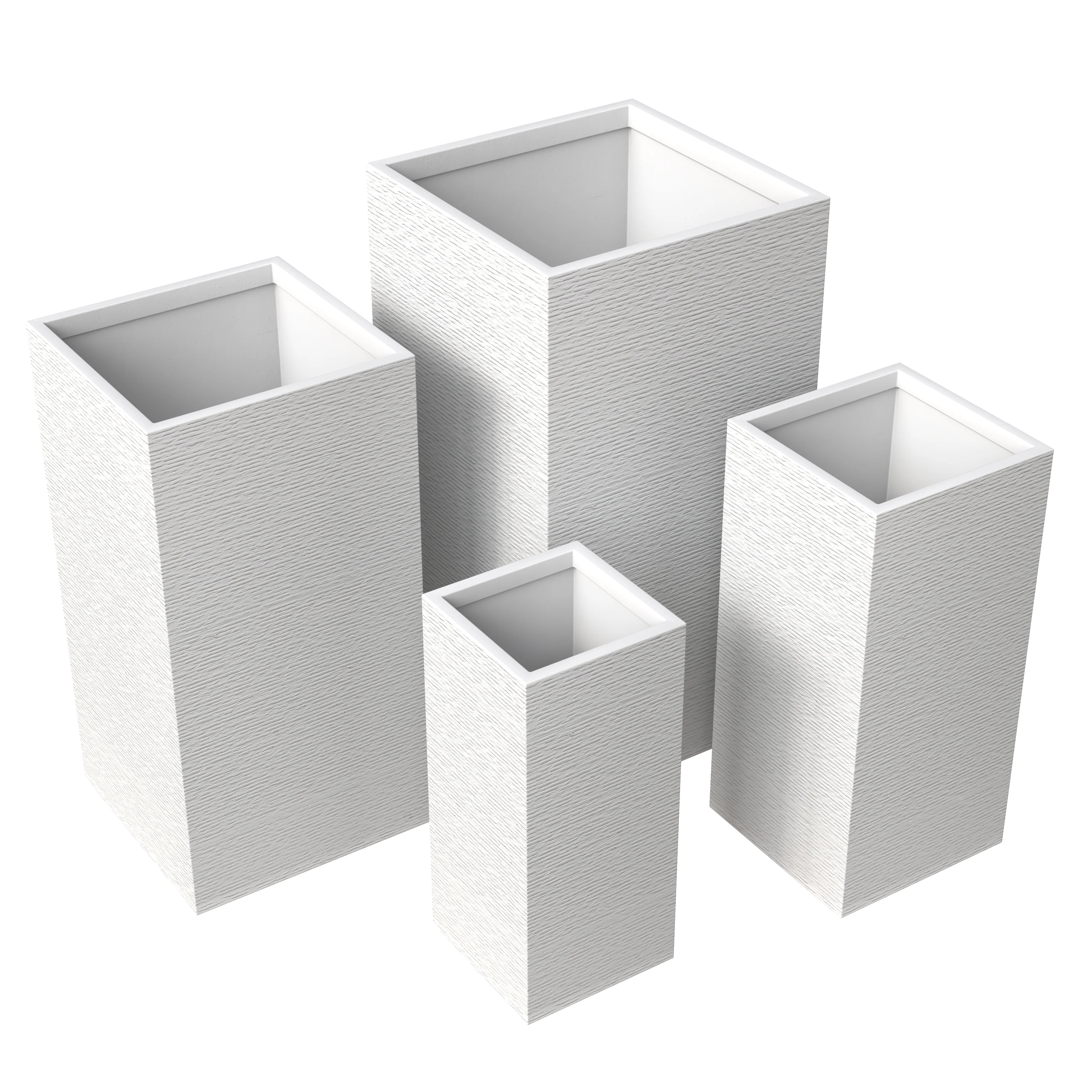 Basalt Planter Set White