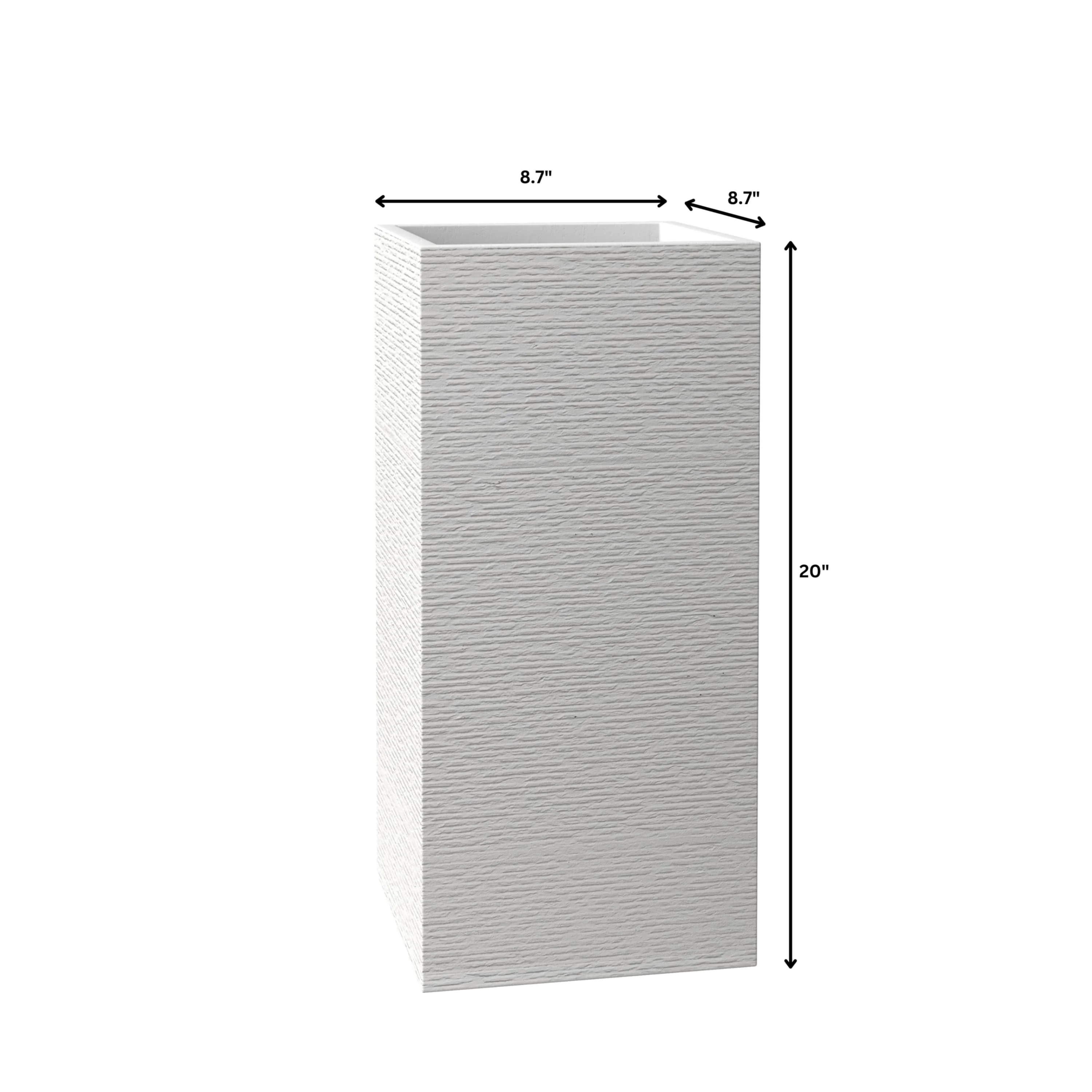 Basalt Planter Set White