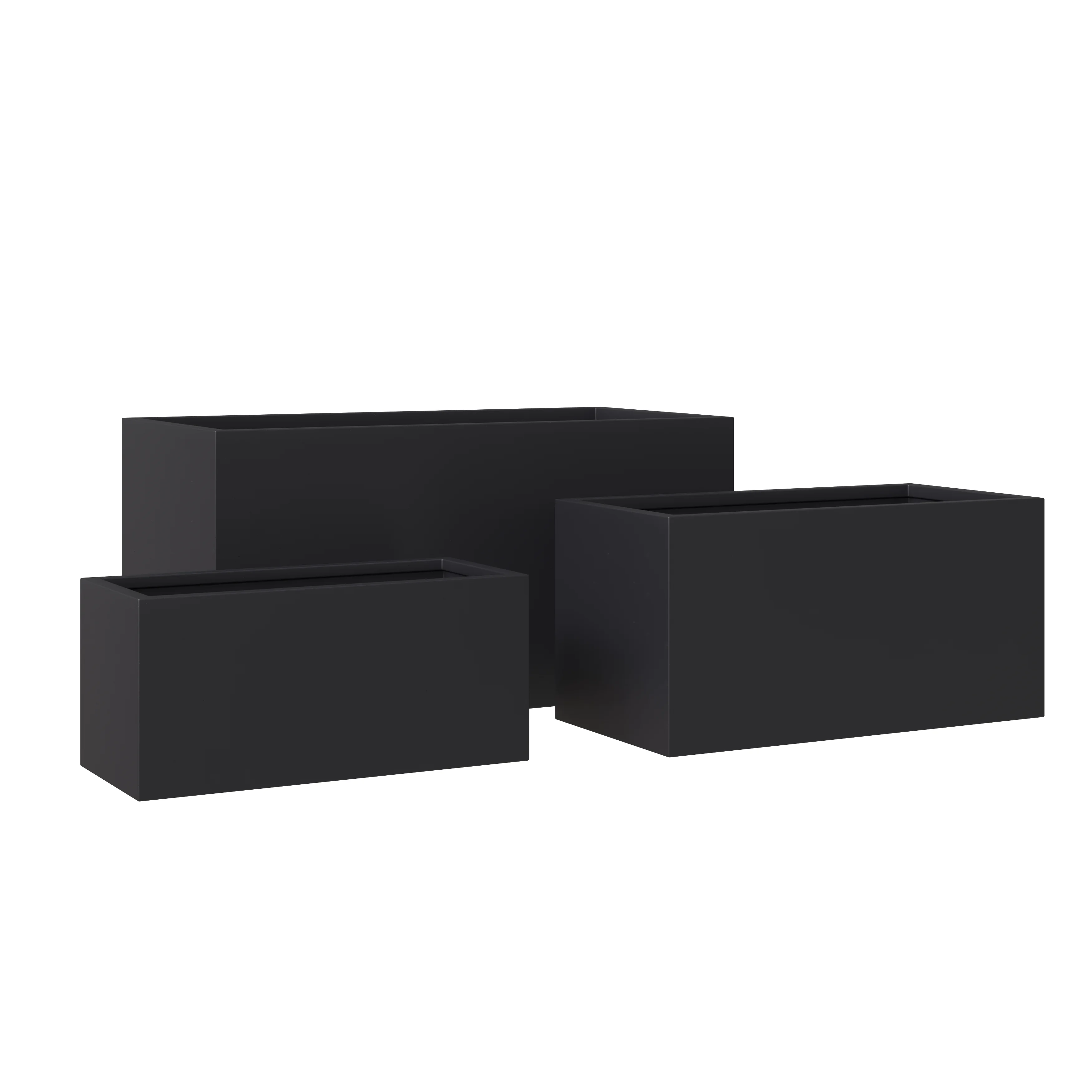 Bloom Planter Set Black
