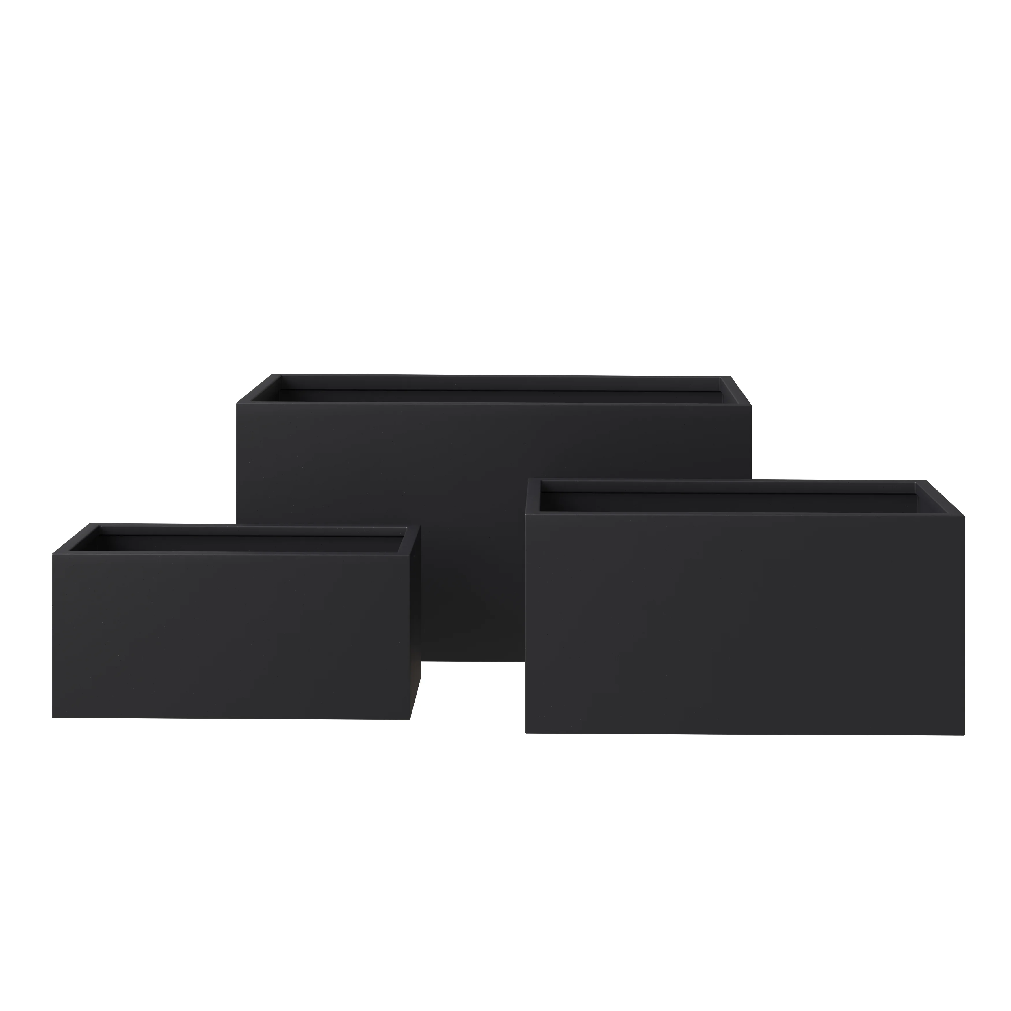 Bloom Planter Set Black