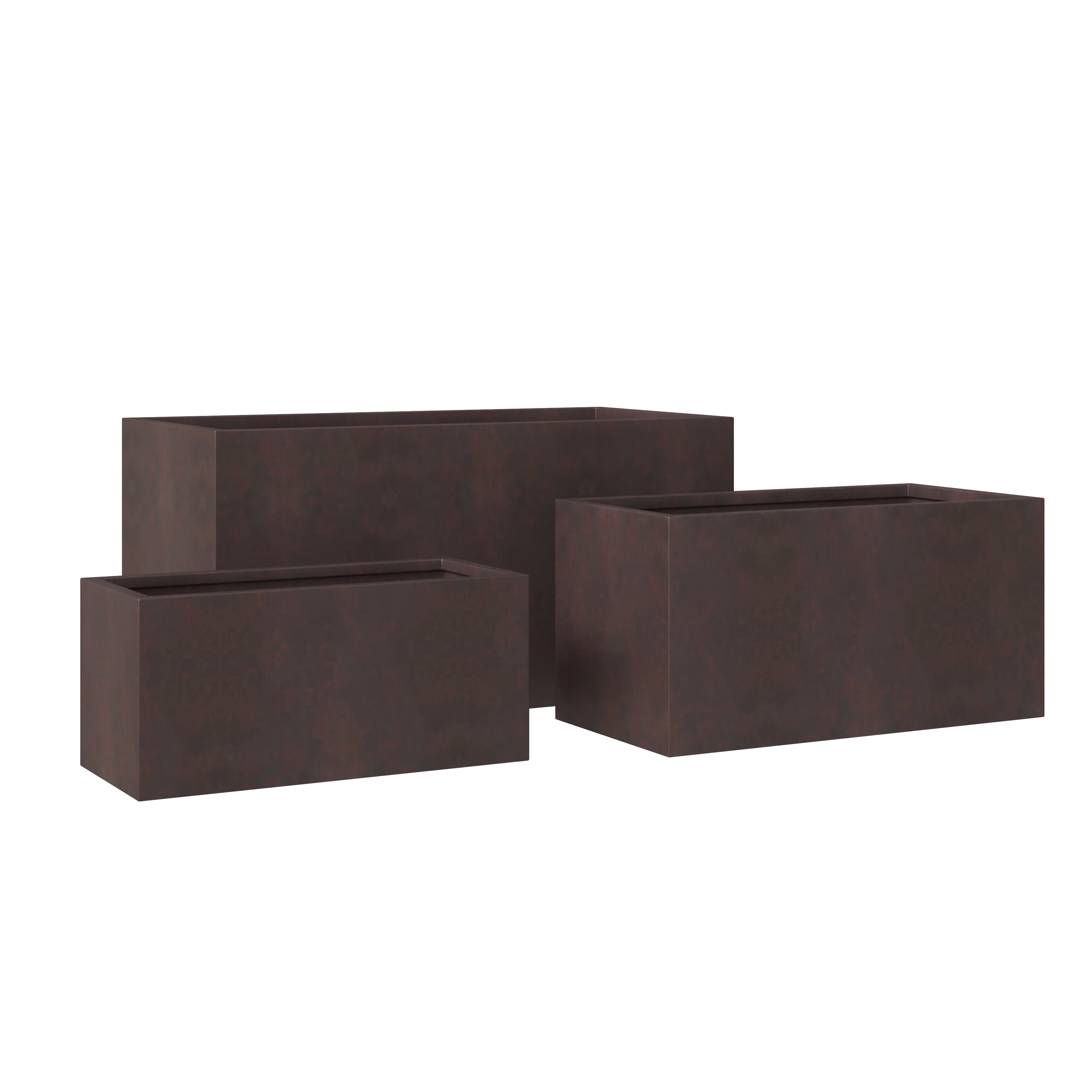 Bloom Planter Set Brown