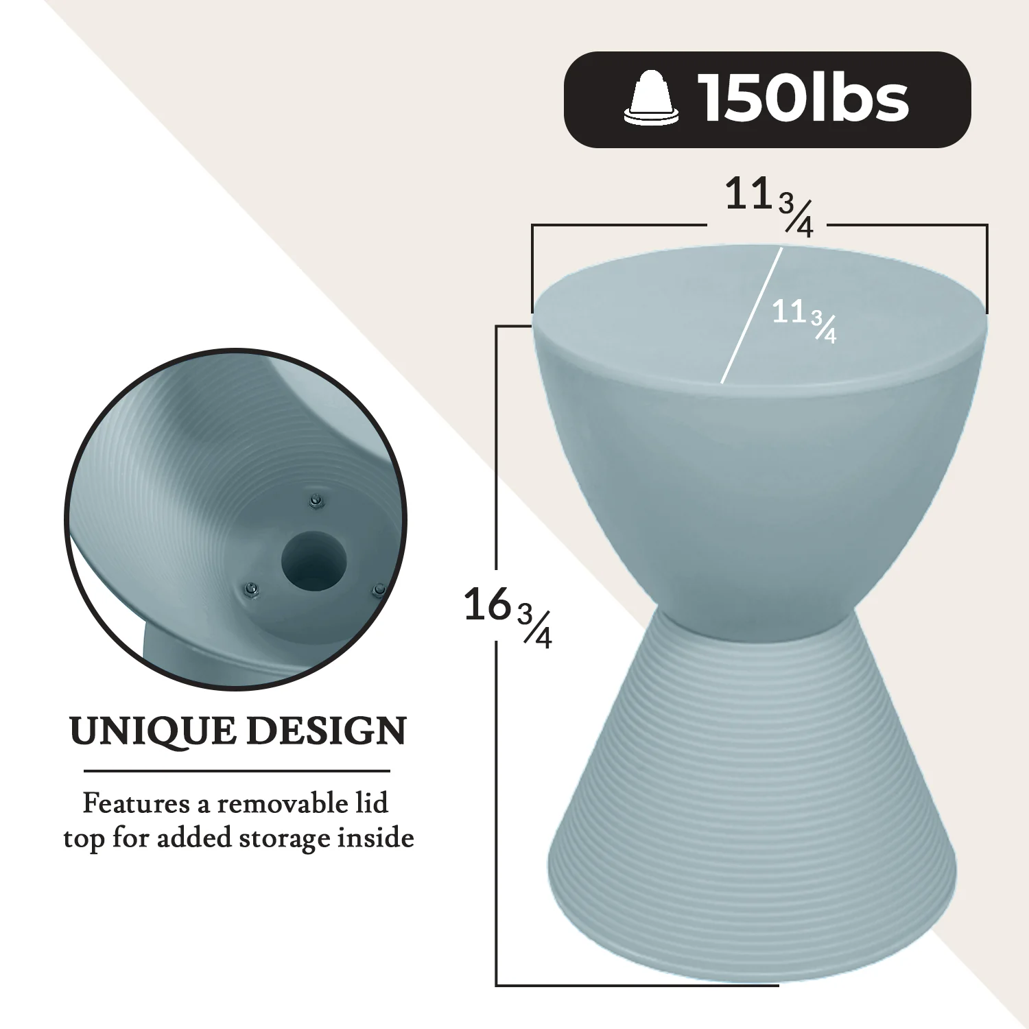 Modern Round Boyd Side Table