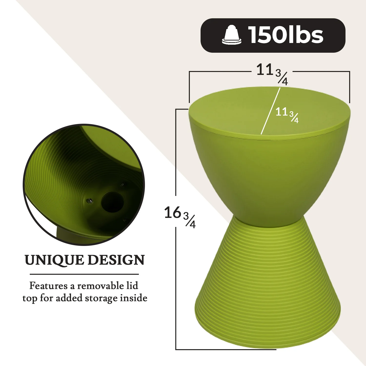 Modern Round  Boyd Side Table