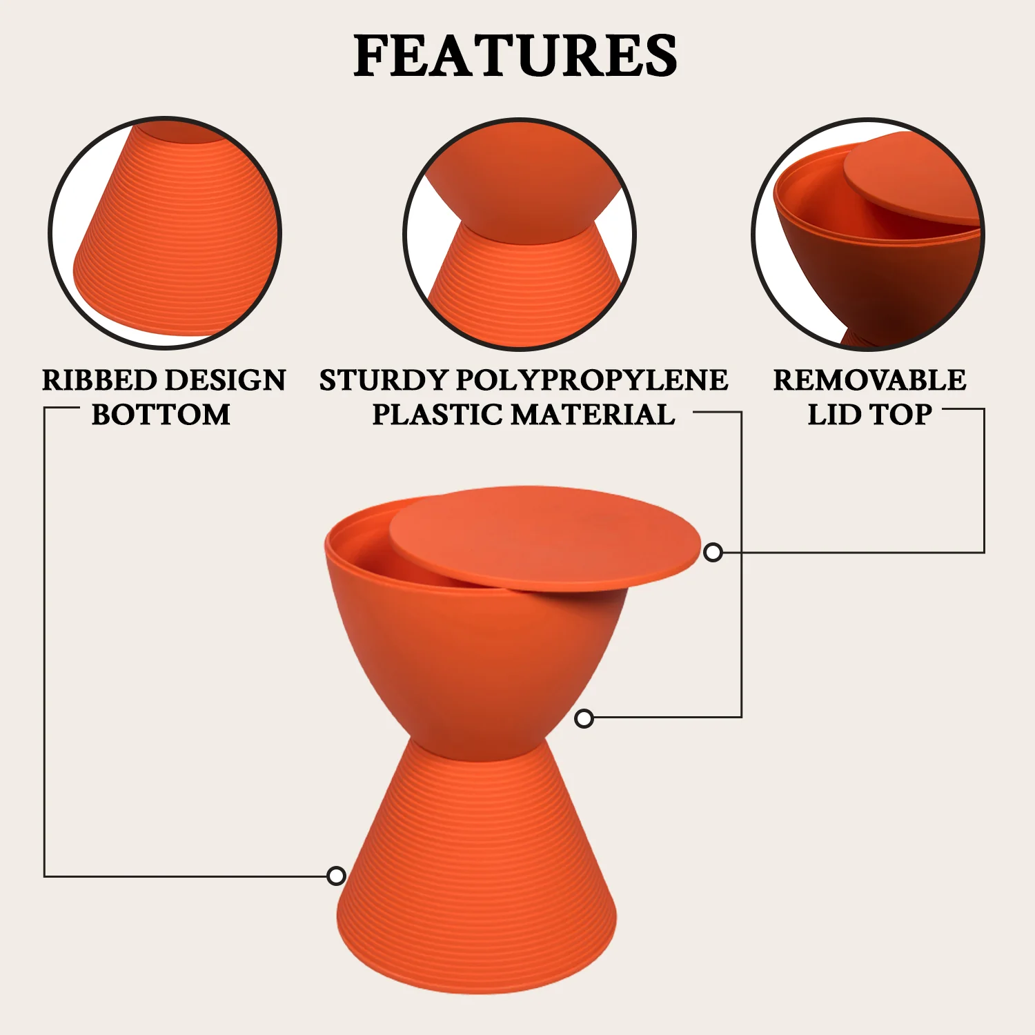 Modern Round Boyd Side Table