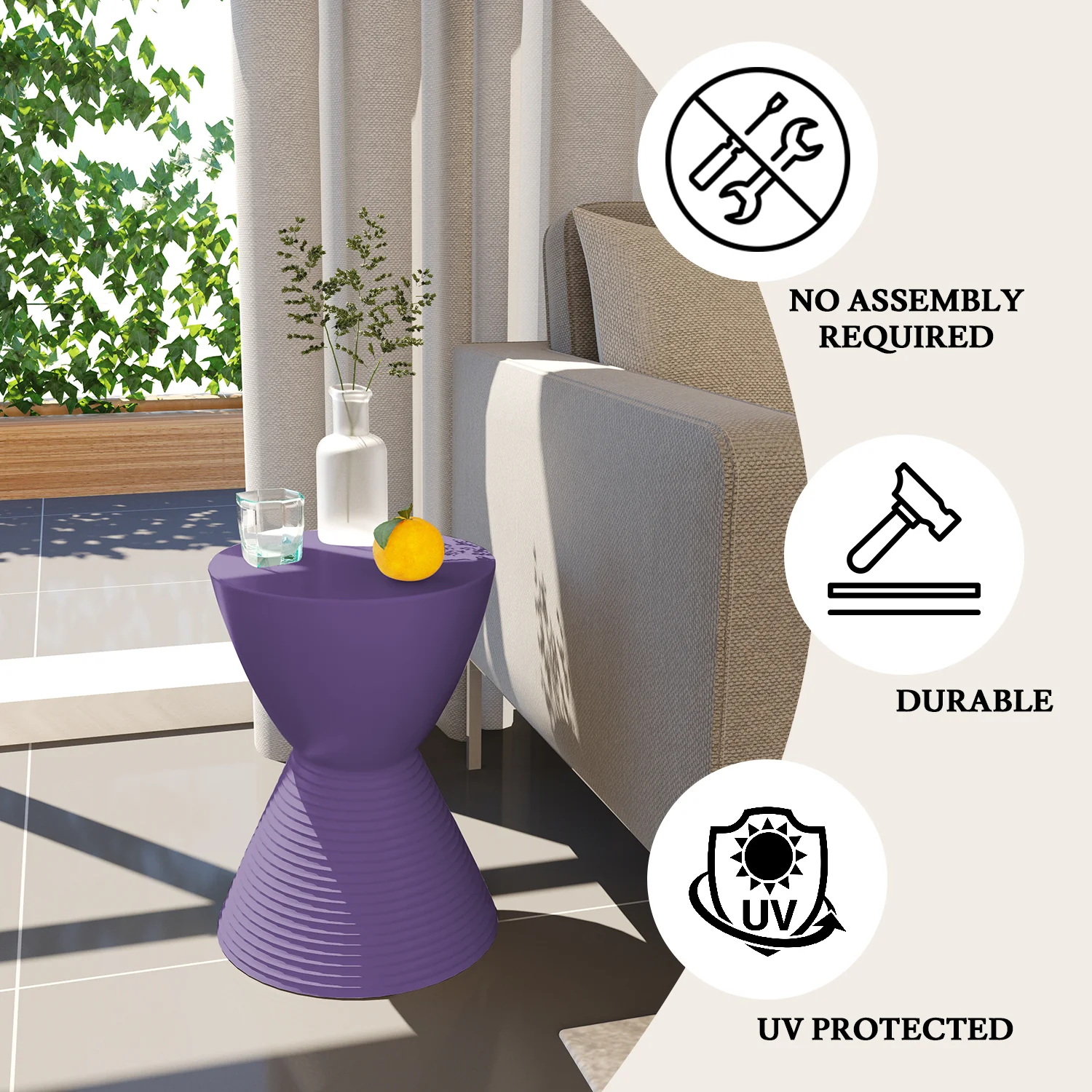 Modern Round Boyd Side Table