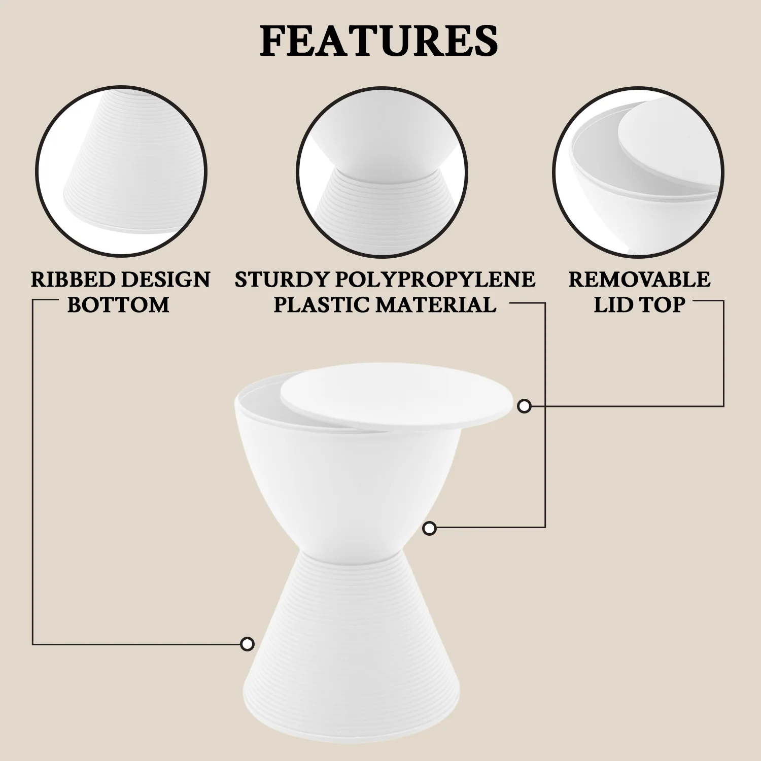 Modern Round Boyd Side Table