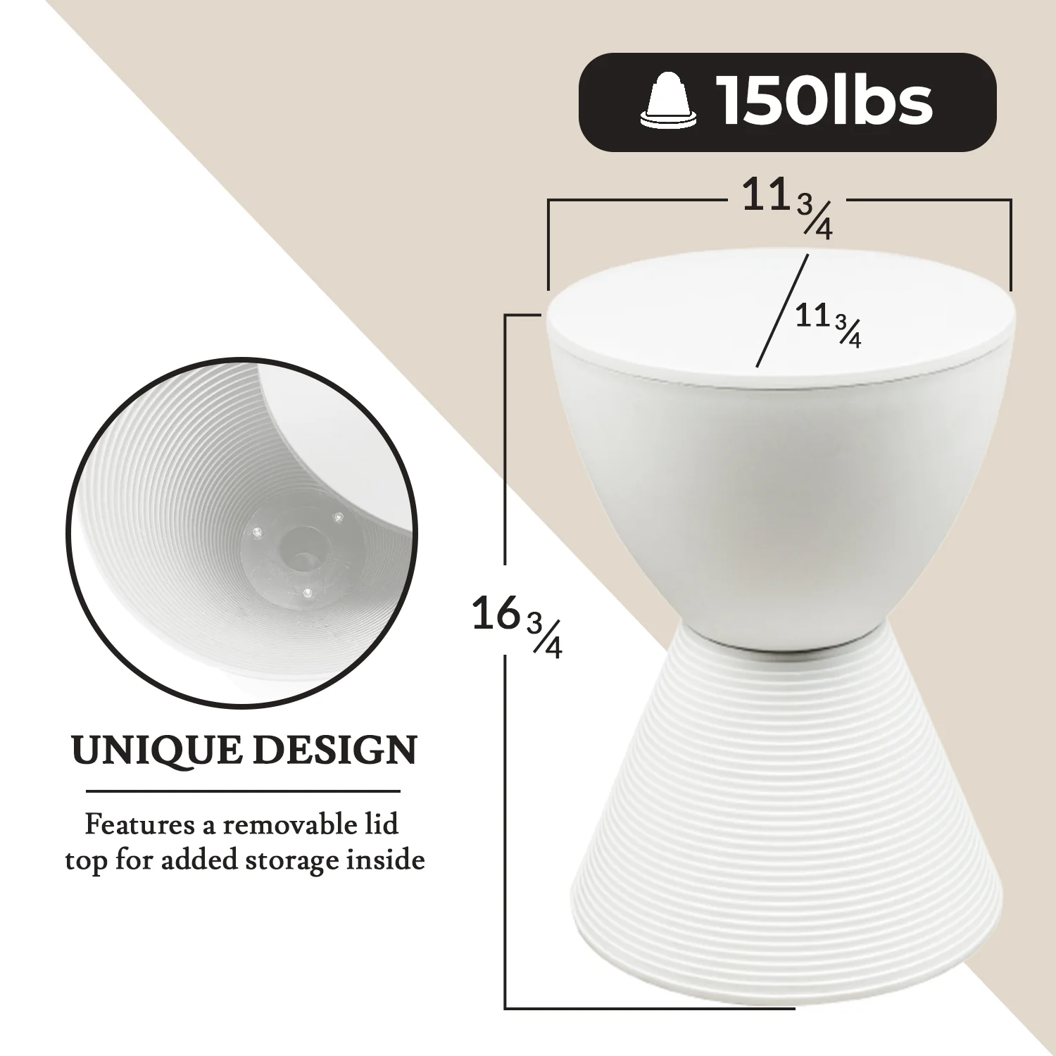 Modern Round Boyd Side Table