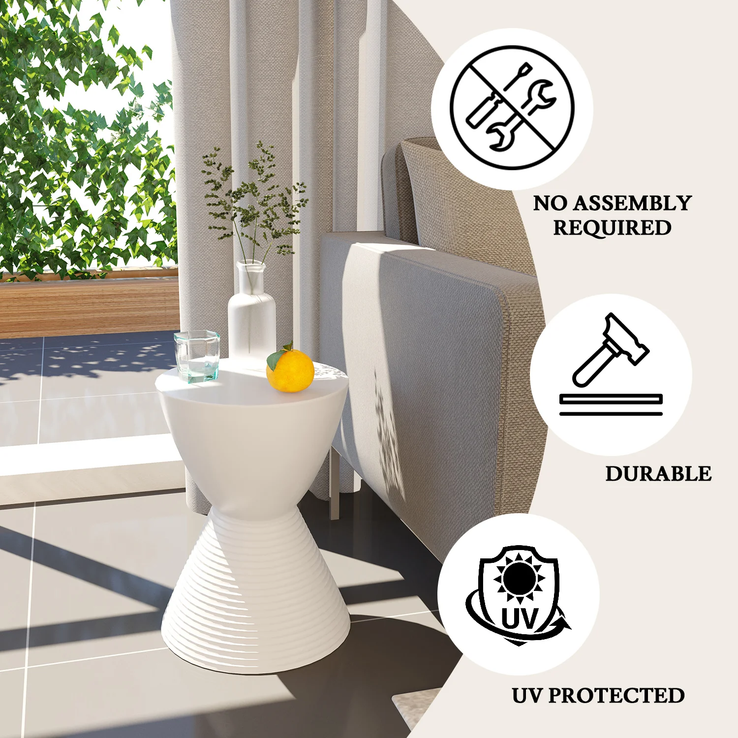 Modern Round Boyd Side Table