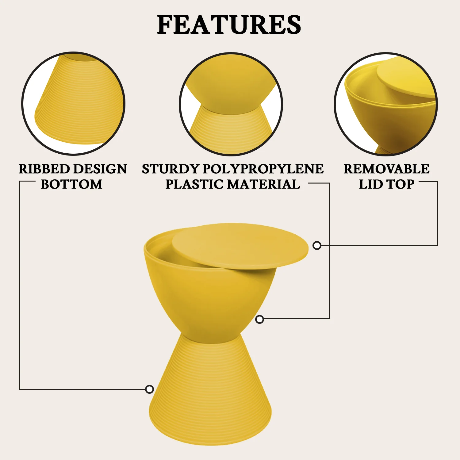 Modern Round Boyd Side Table