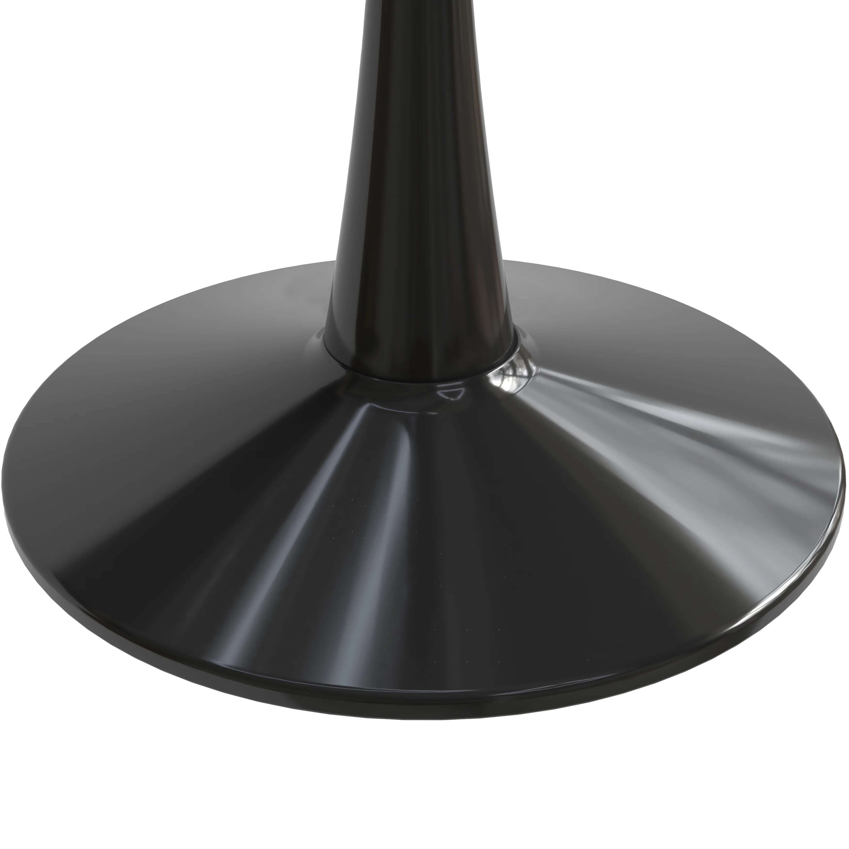 Bristol - Bistro Table Black Base with Glass top