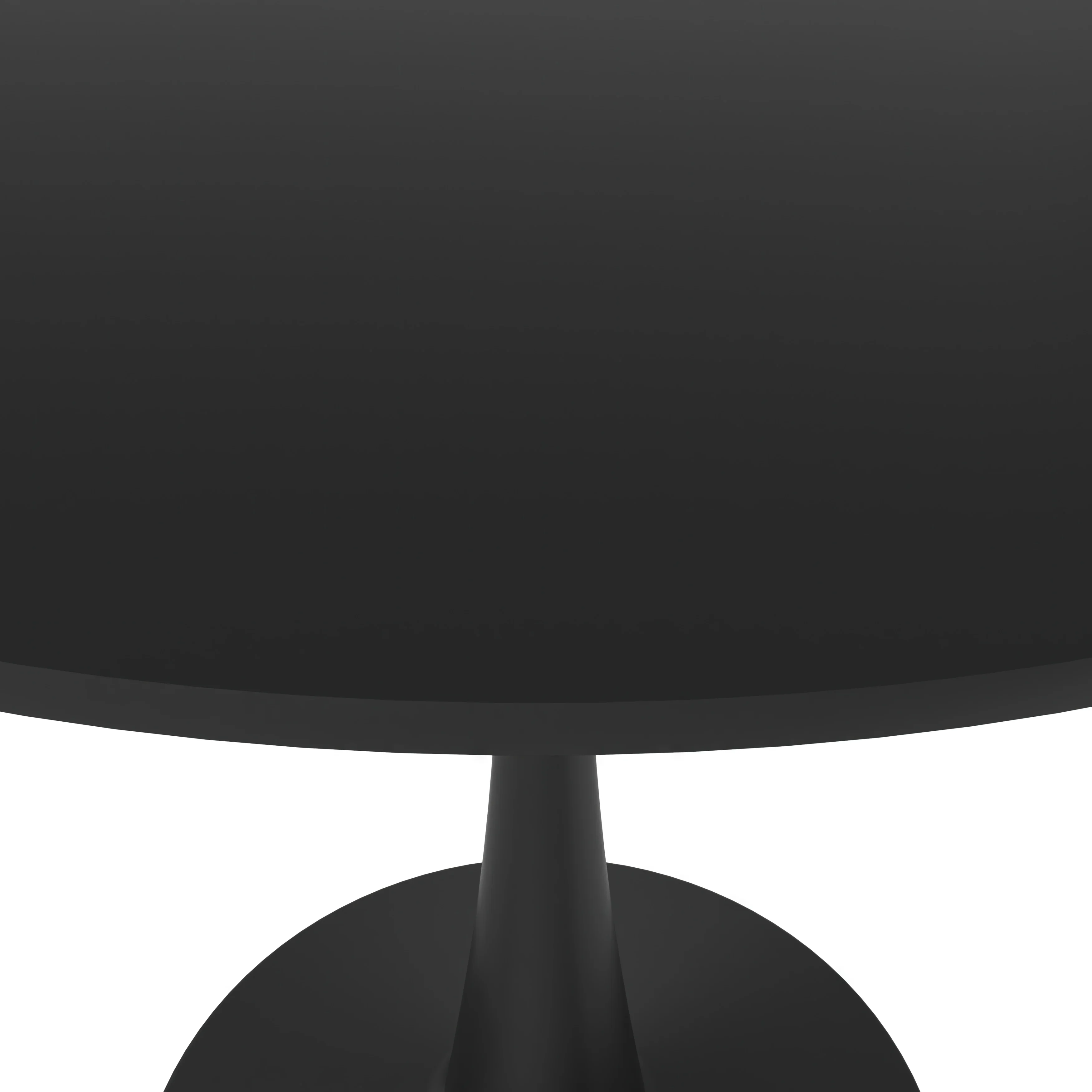 Bristol 4-Piece Dining Set with 35" Round Dining Table and 3 Fabric Dining Chairs in Charcoal