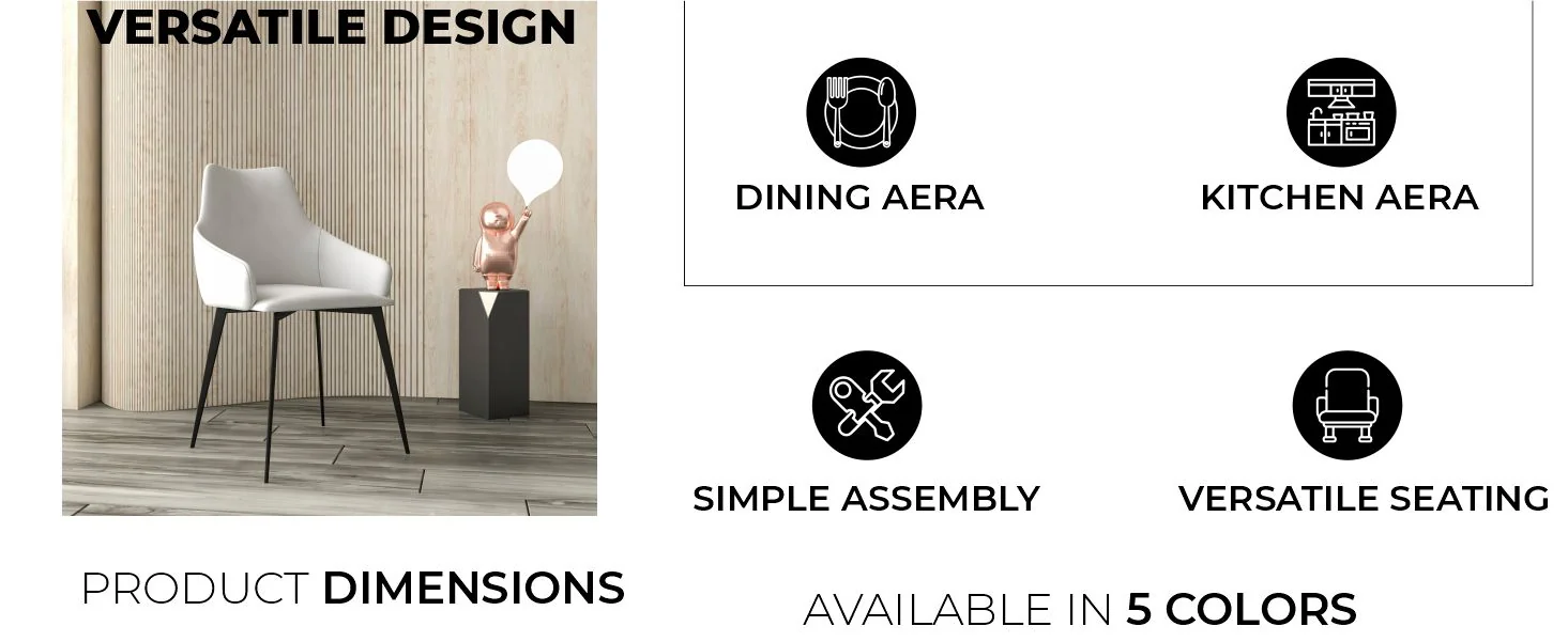 Bristol 4-Piece Dining Set with 35" Round Dining Table and 3 Fabric Dining Chairs in Coconut White