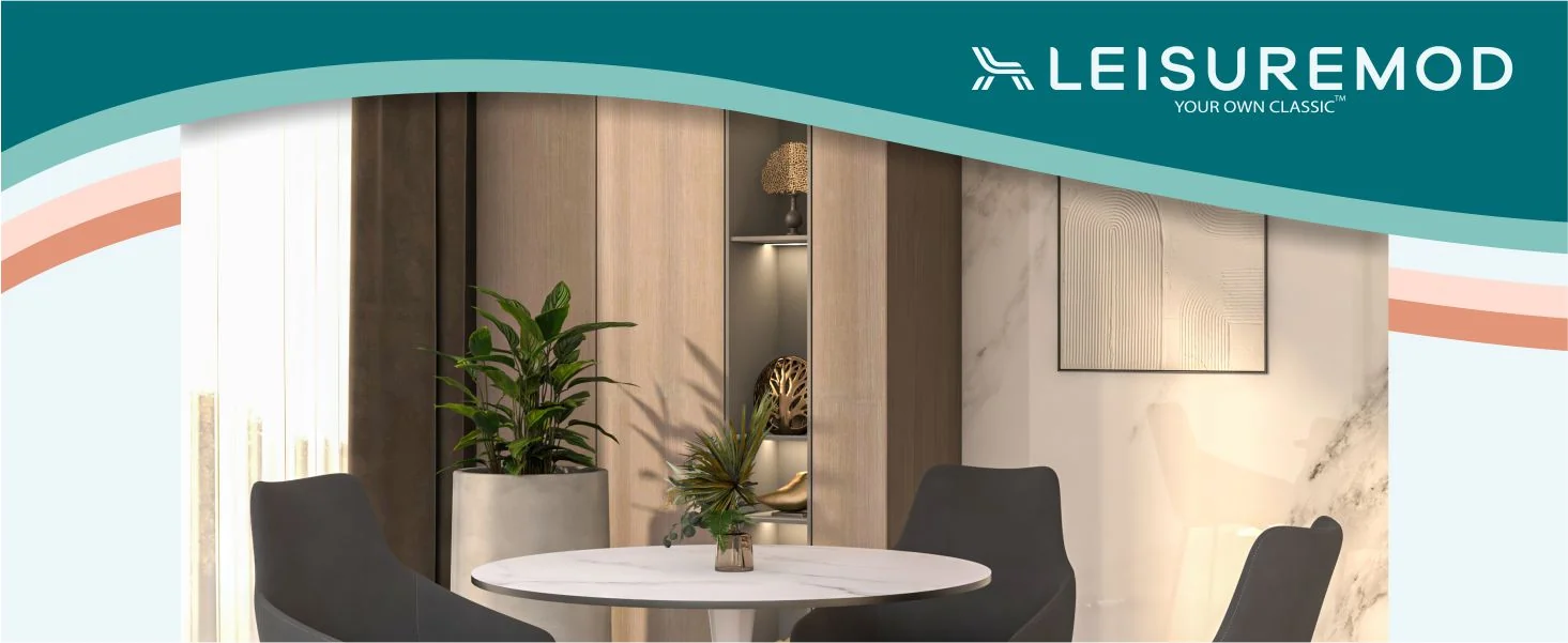 Bristol Mid-Century Modern Round Dining Table with a 31" Wood Top and Iron Pedestal Base with Gloss Finish for Kitchen and Dining Room