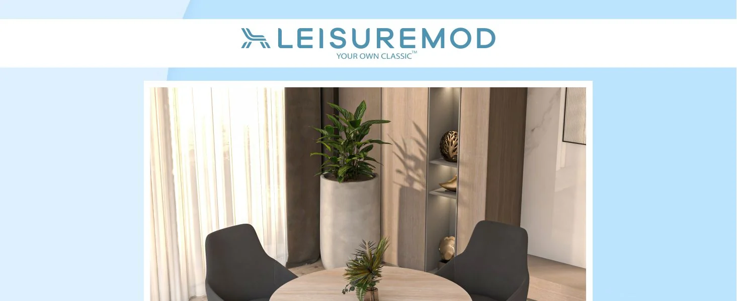 Bristol - Bistro Table - White base Natural wood Top