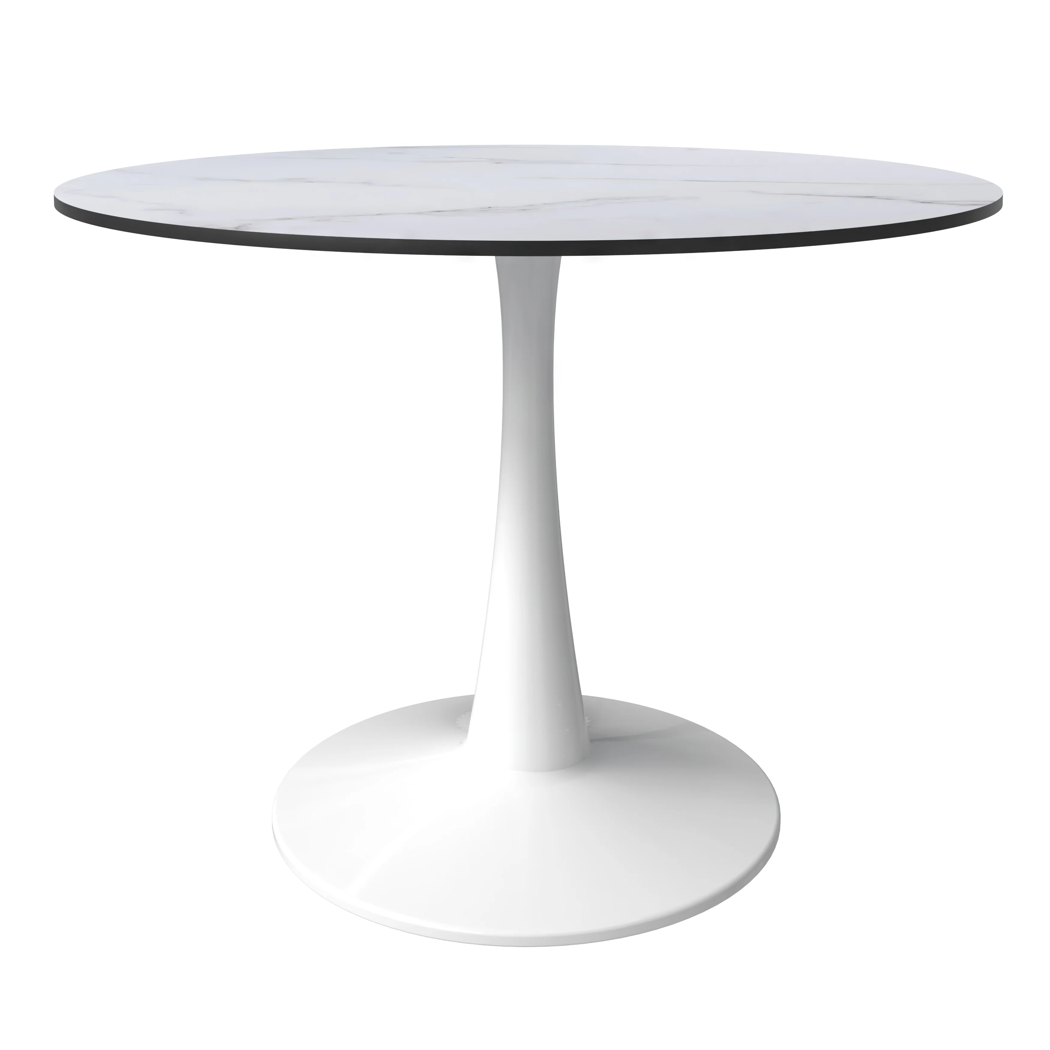 Bristol, 40" Round dining table in White