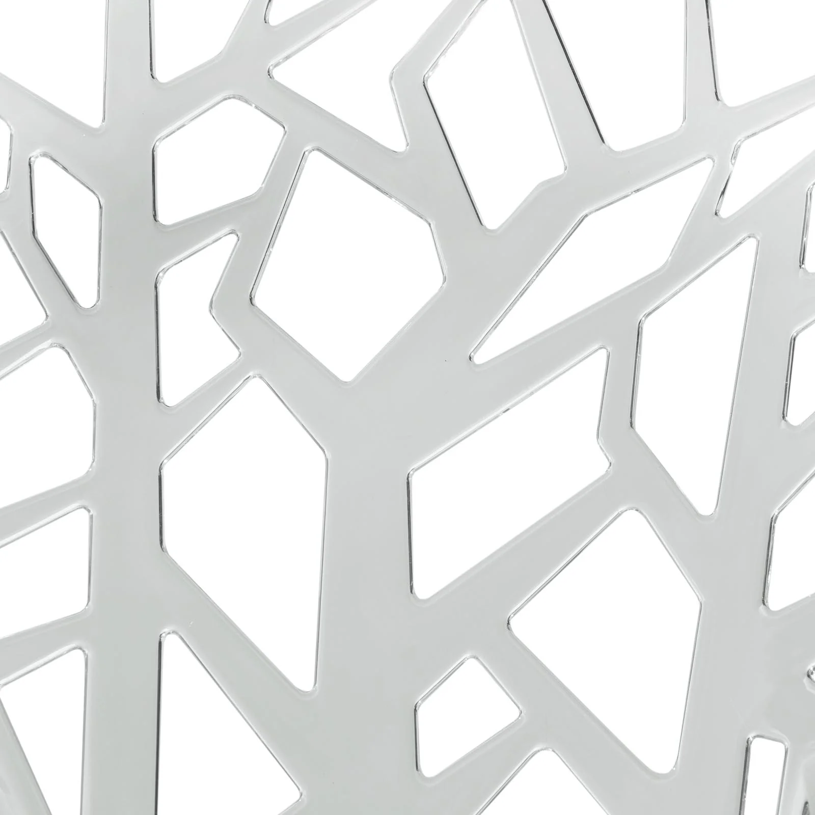 Cornelia Modern Spring Cut-Out Tree Design Stackable Dining Chair