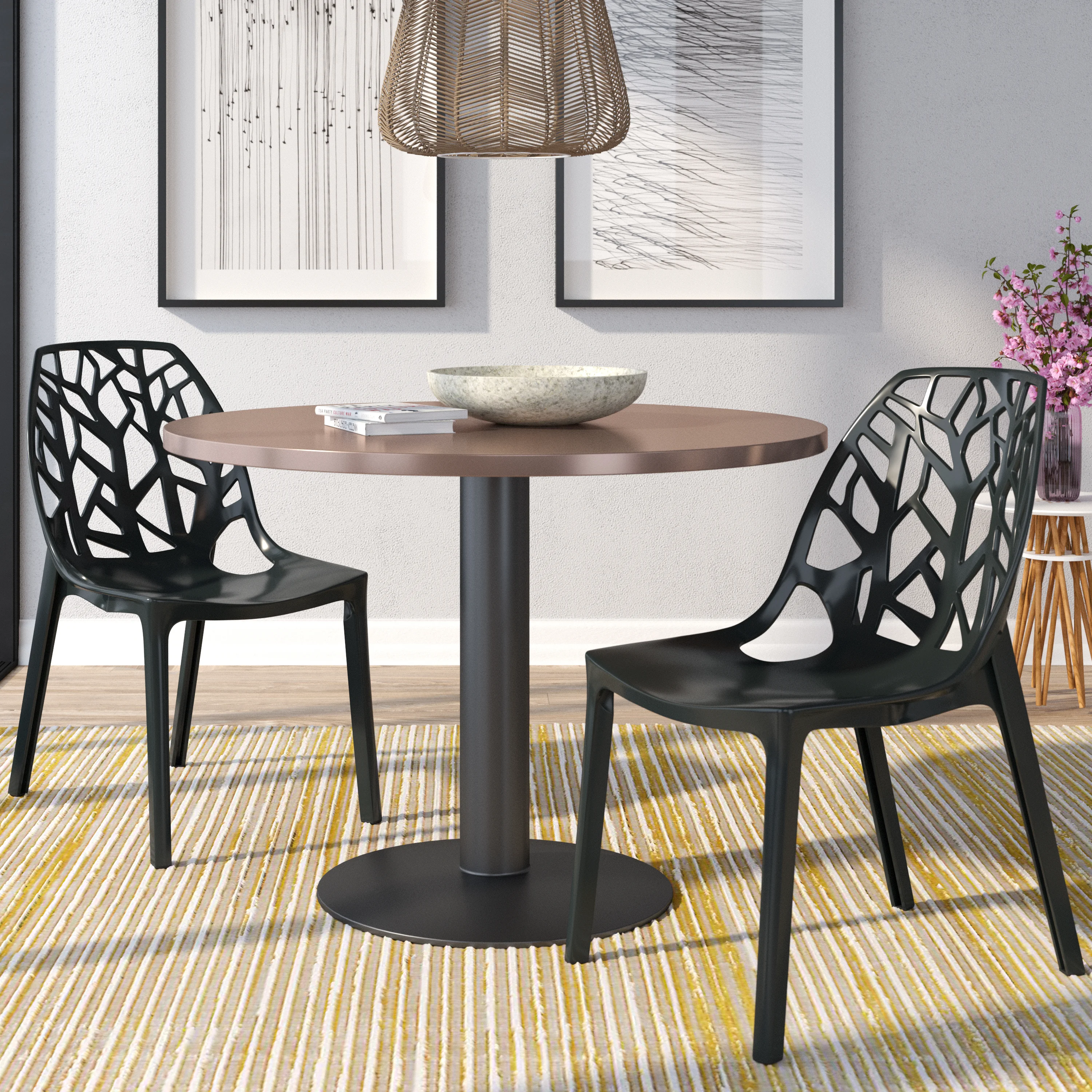 Modern Cornelia Dining Chair, Set of 2
