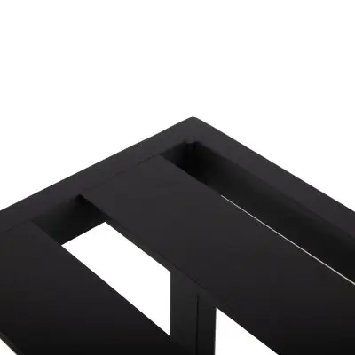 Chelsea Collection Aluminum Outdoor Dining Set, 1 Bar Height Fire Pit Table and 6 Bar Chair in black with Light Grey Cushions