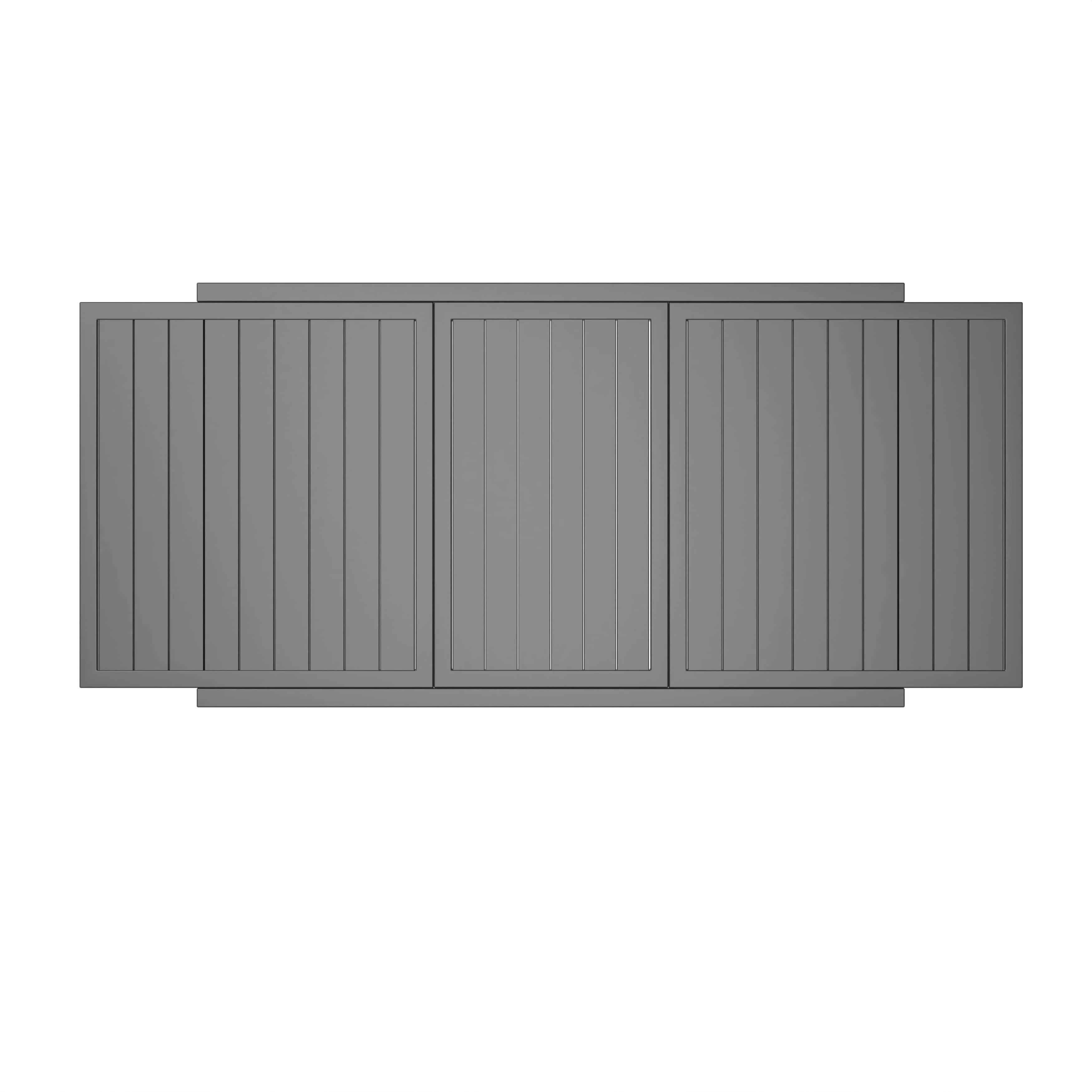 Chelsea 7-Piece Patio Dining Set 78-118" Wide Rectangular Extendable Aluminum Dining Table and 6 Dining Armchair in Cherry Red