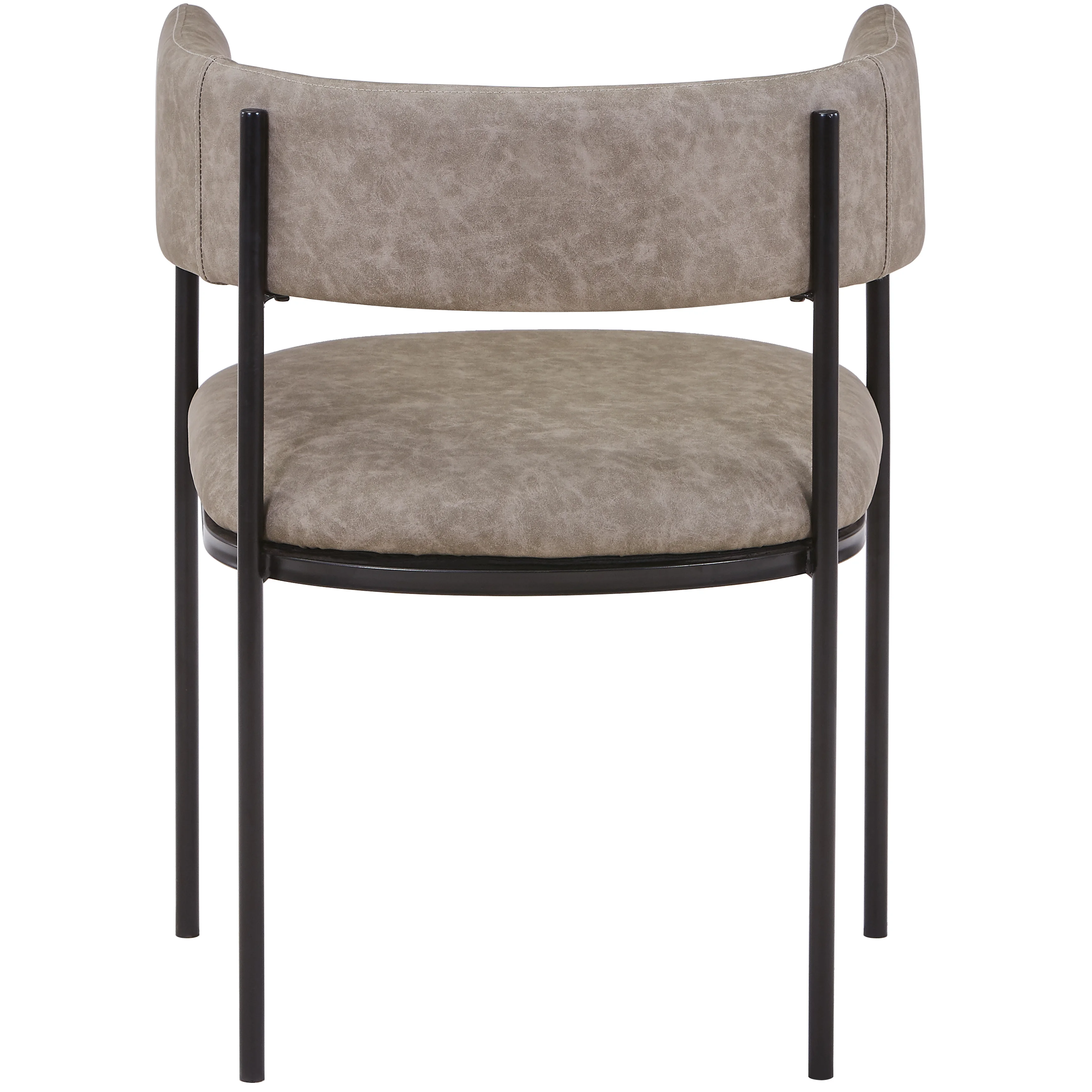 Cyril Collection Modern Chair in Aged Grey Set of 2