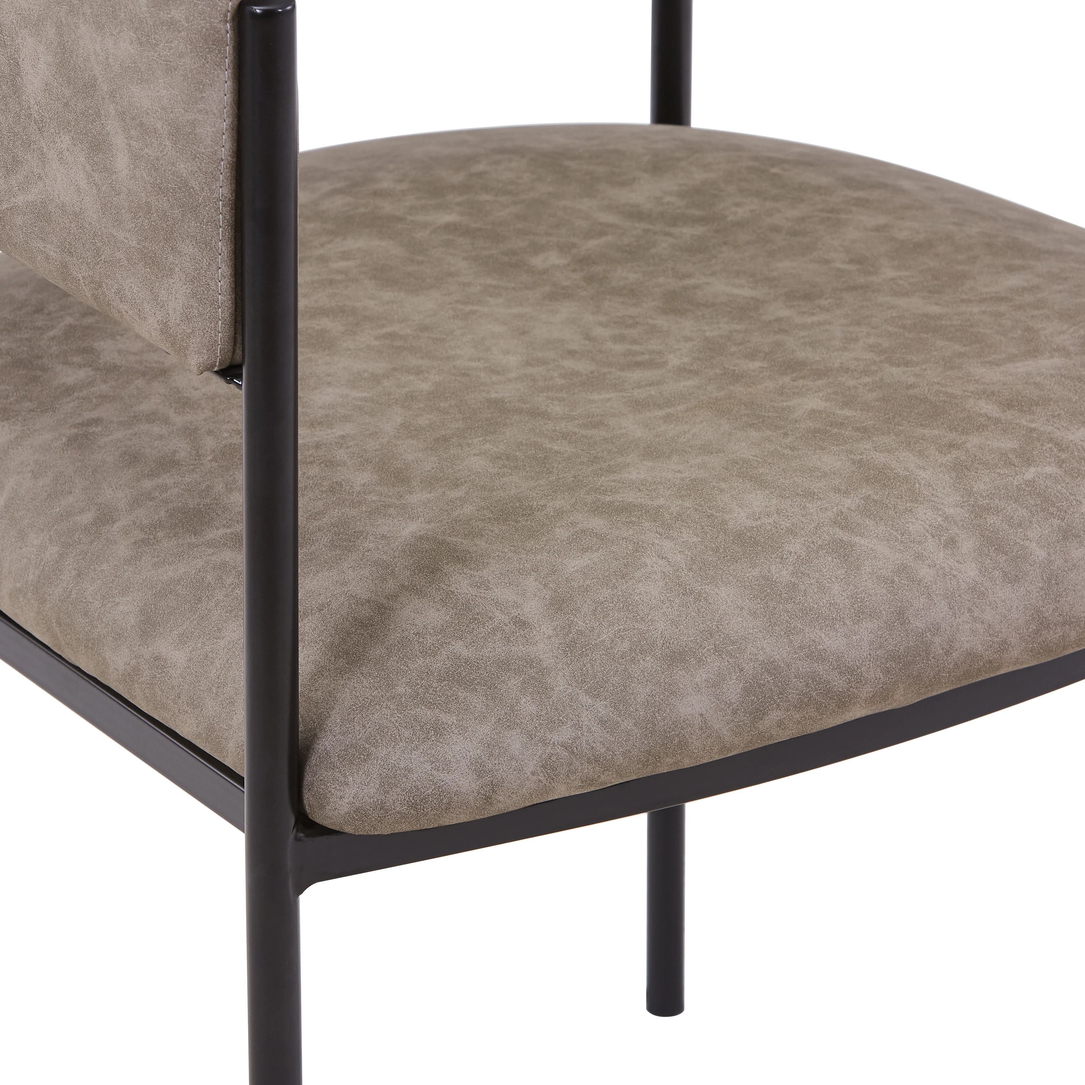 Cyril Collection Modern Chair in Aged Grey