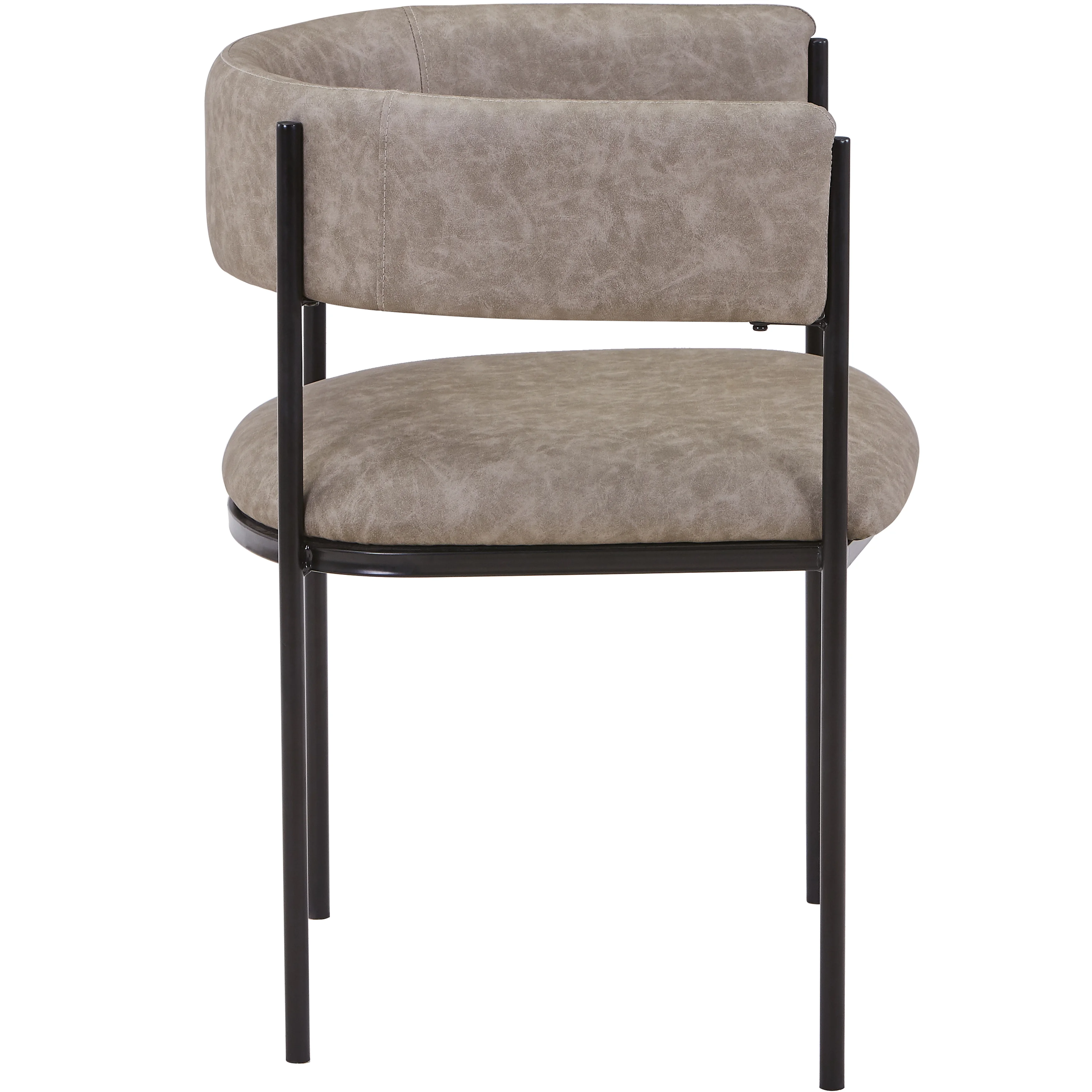 Cyril Collection Modern Chair in Aged Grey