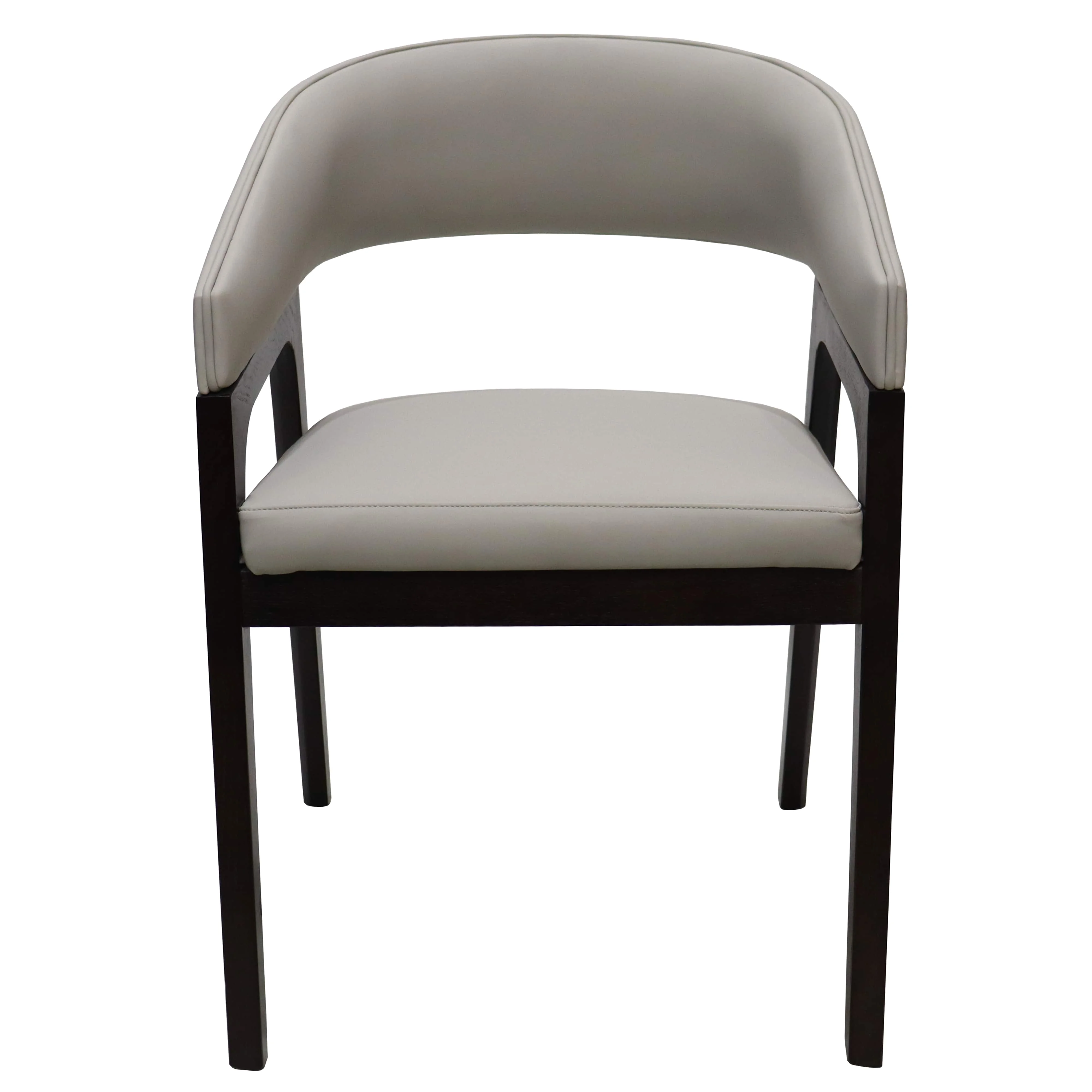 Cali Collection Modern Dining Chair in Light Grey - Set of 2