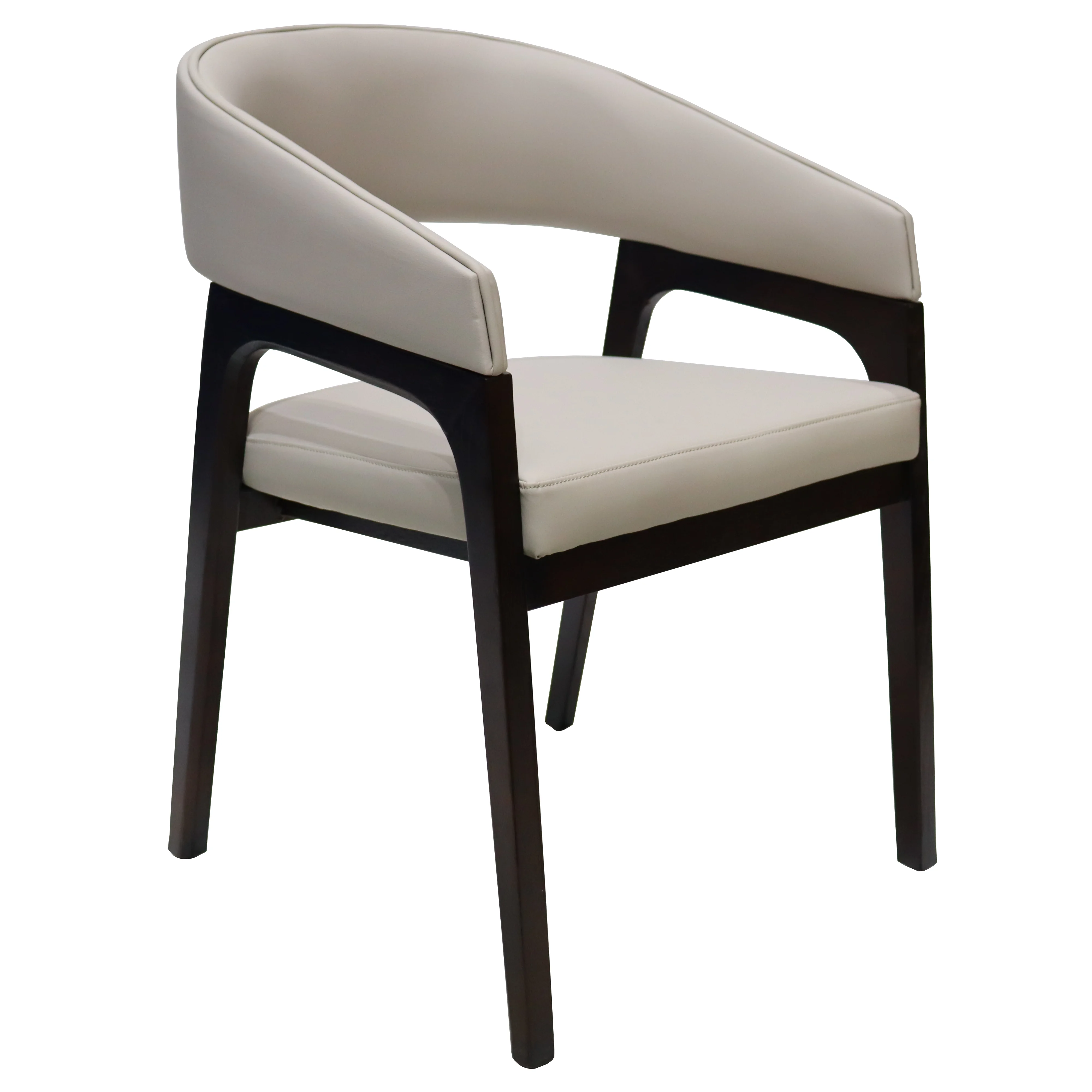 Cali Collection Modern Dining Chair in Taupe