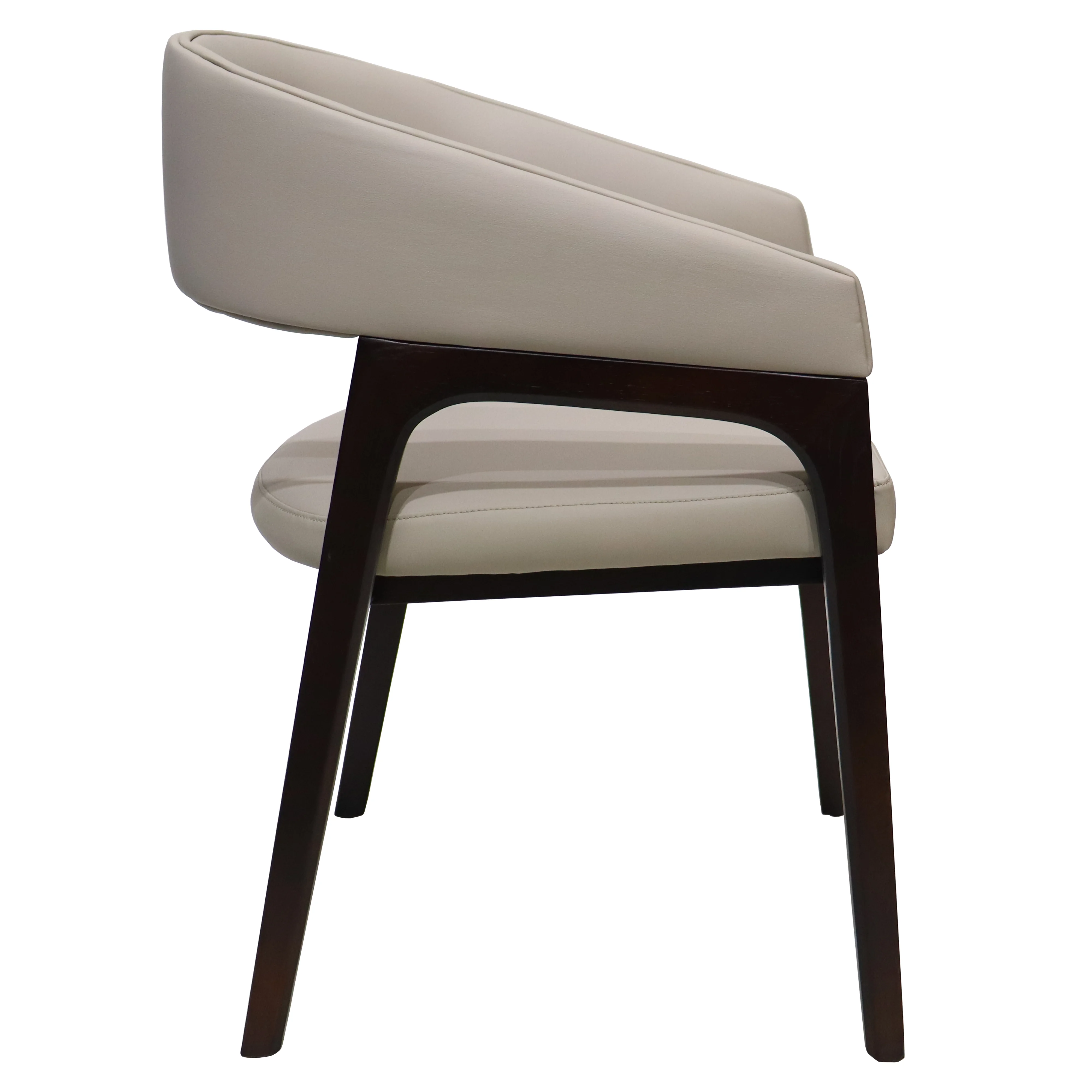 Cali Collection Modern Dining Chair in Taupe