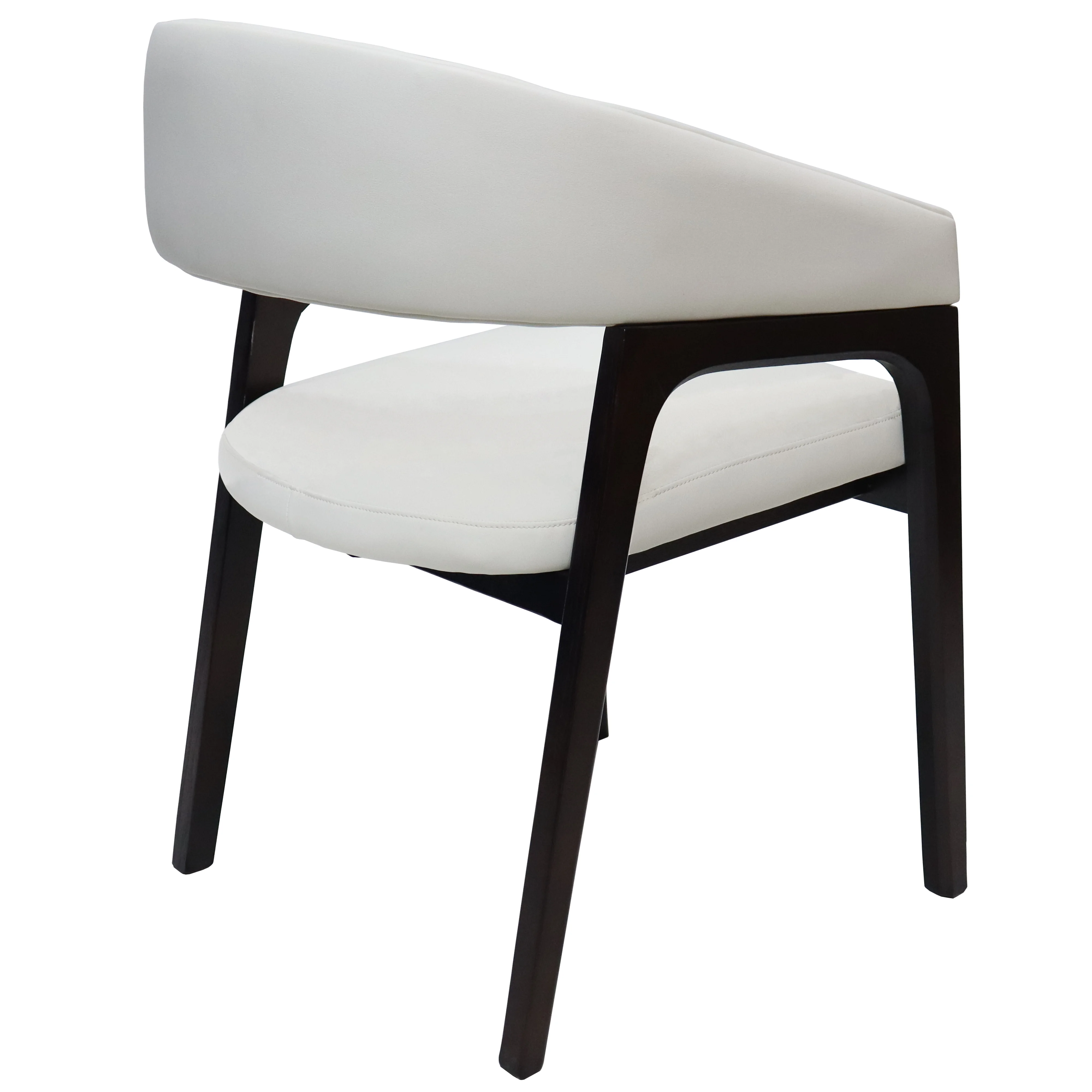 Cali Collection Modern Dining Chair in White