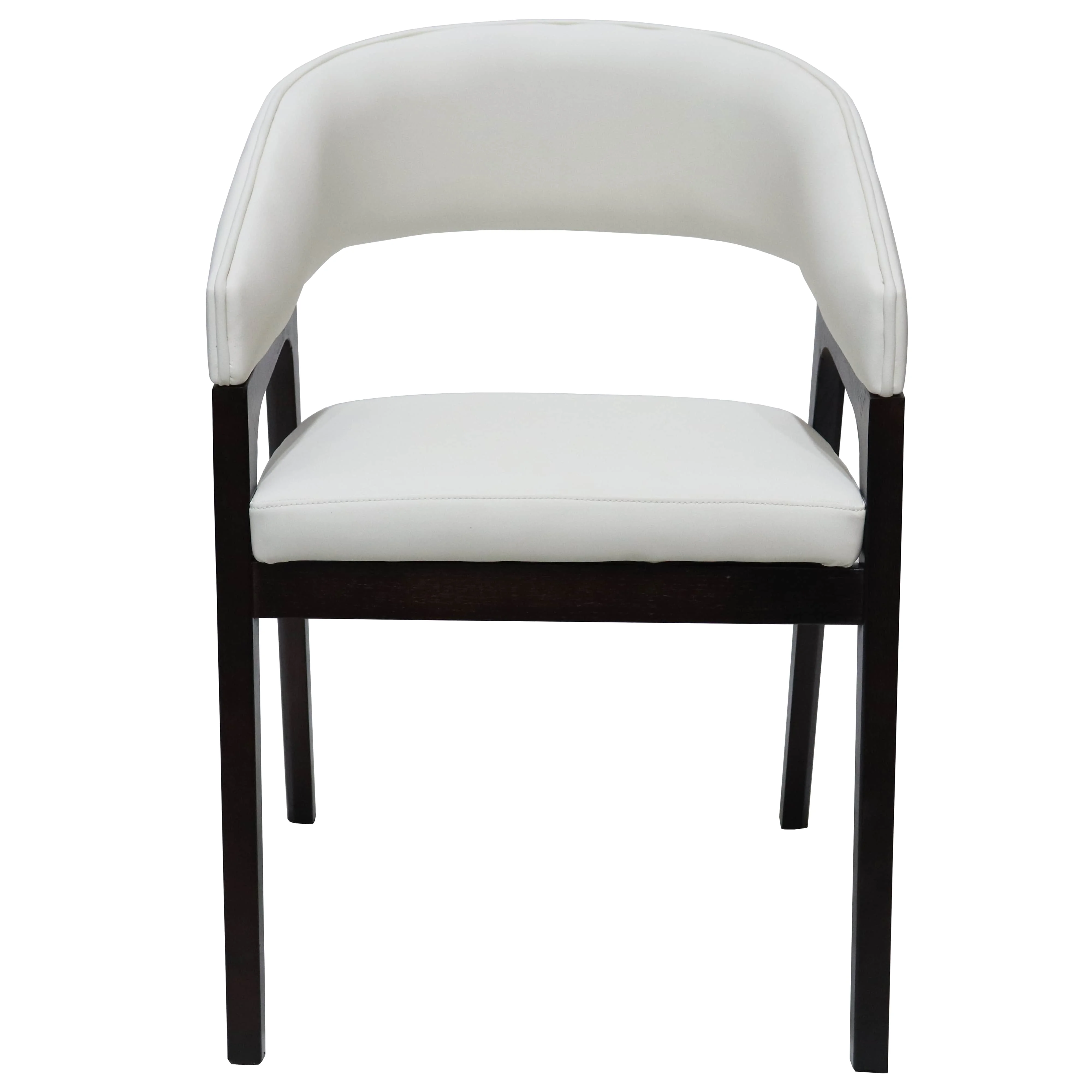 Cali Collection Modern Dining Chair in White - Set of 4