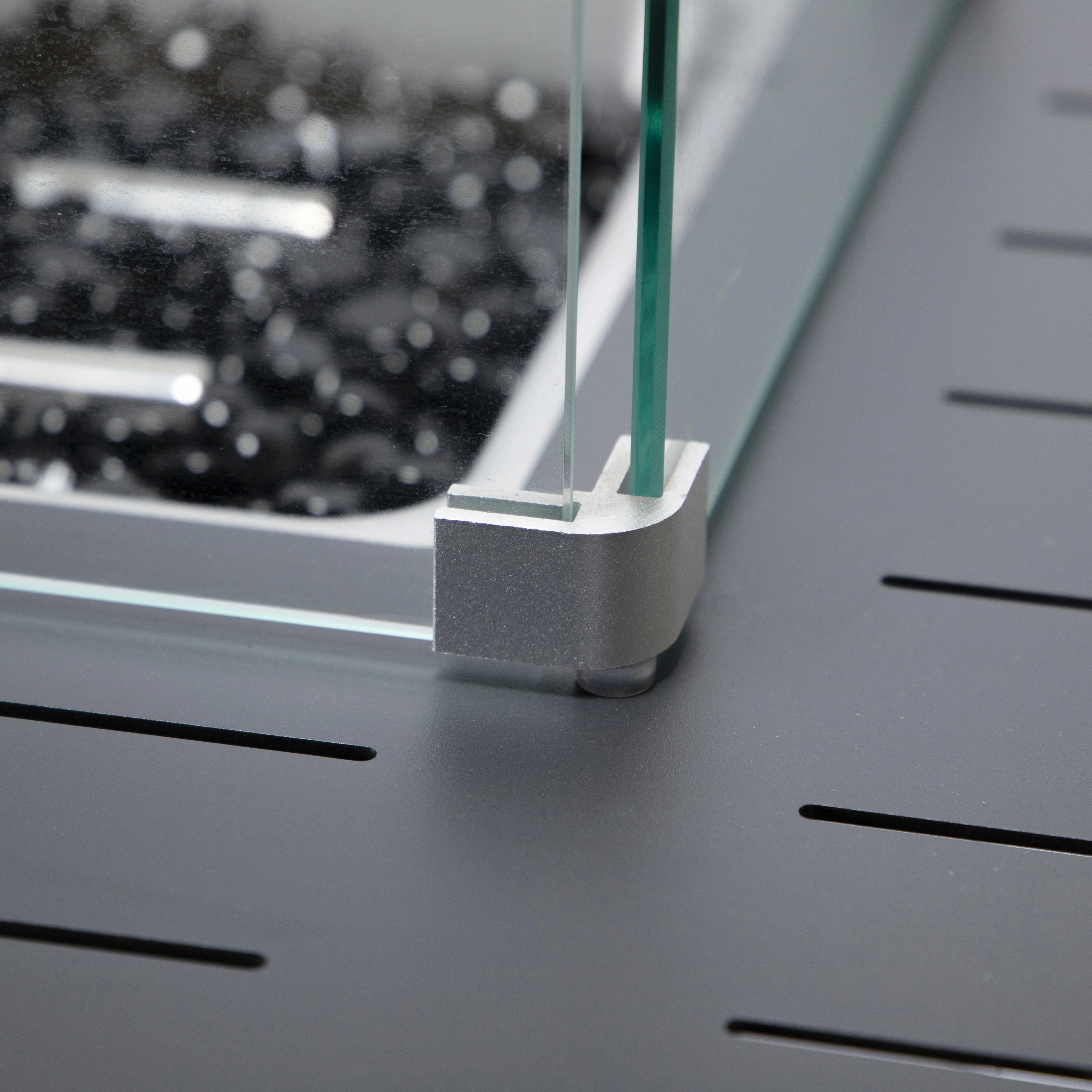 Chelsea Patio Modern Aluminum Propane Fire Pit Table