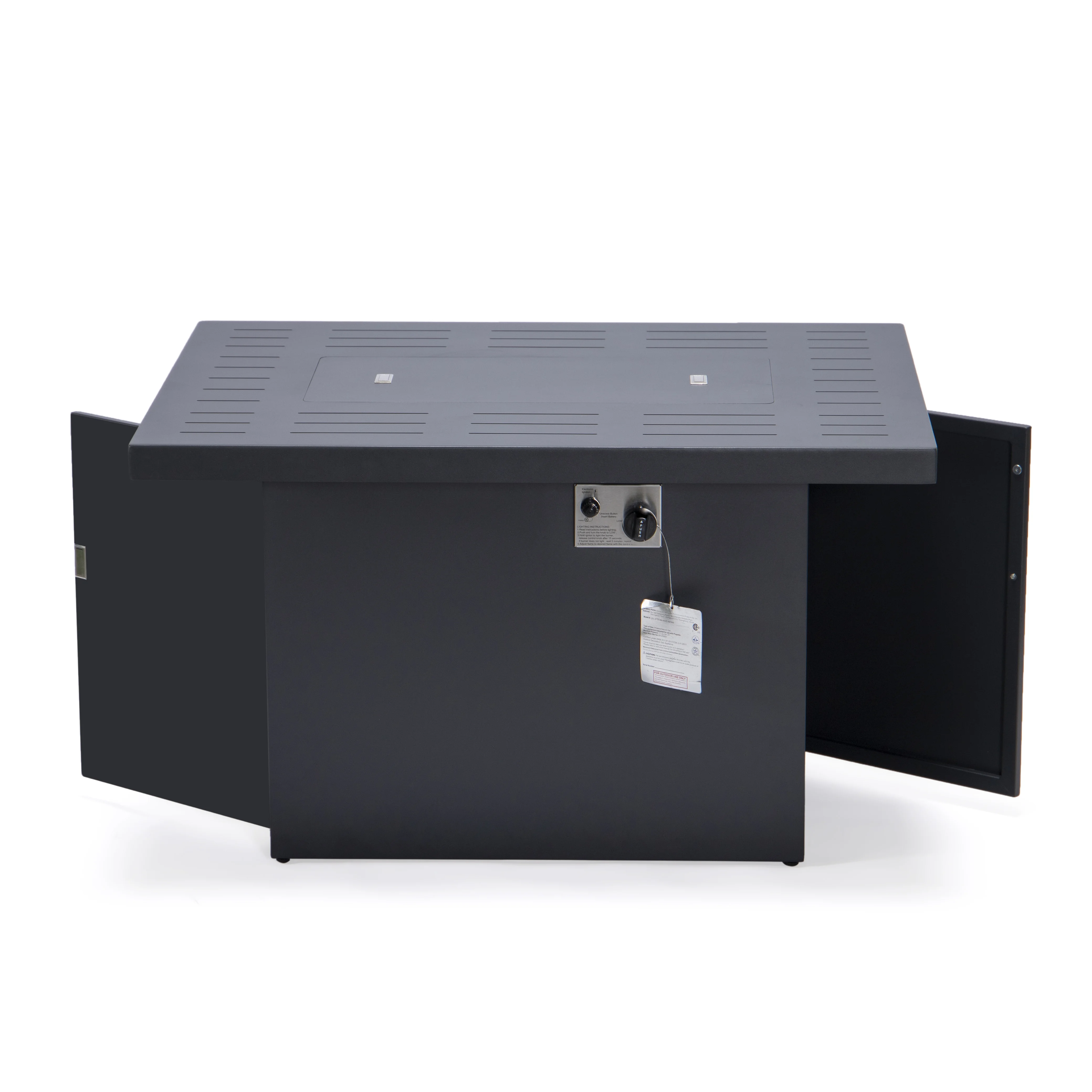 Chelsea Patio Modern Aluminum Propane Fire Pit Table