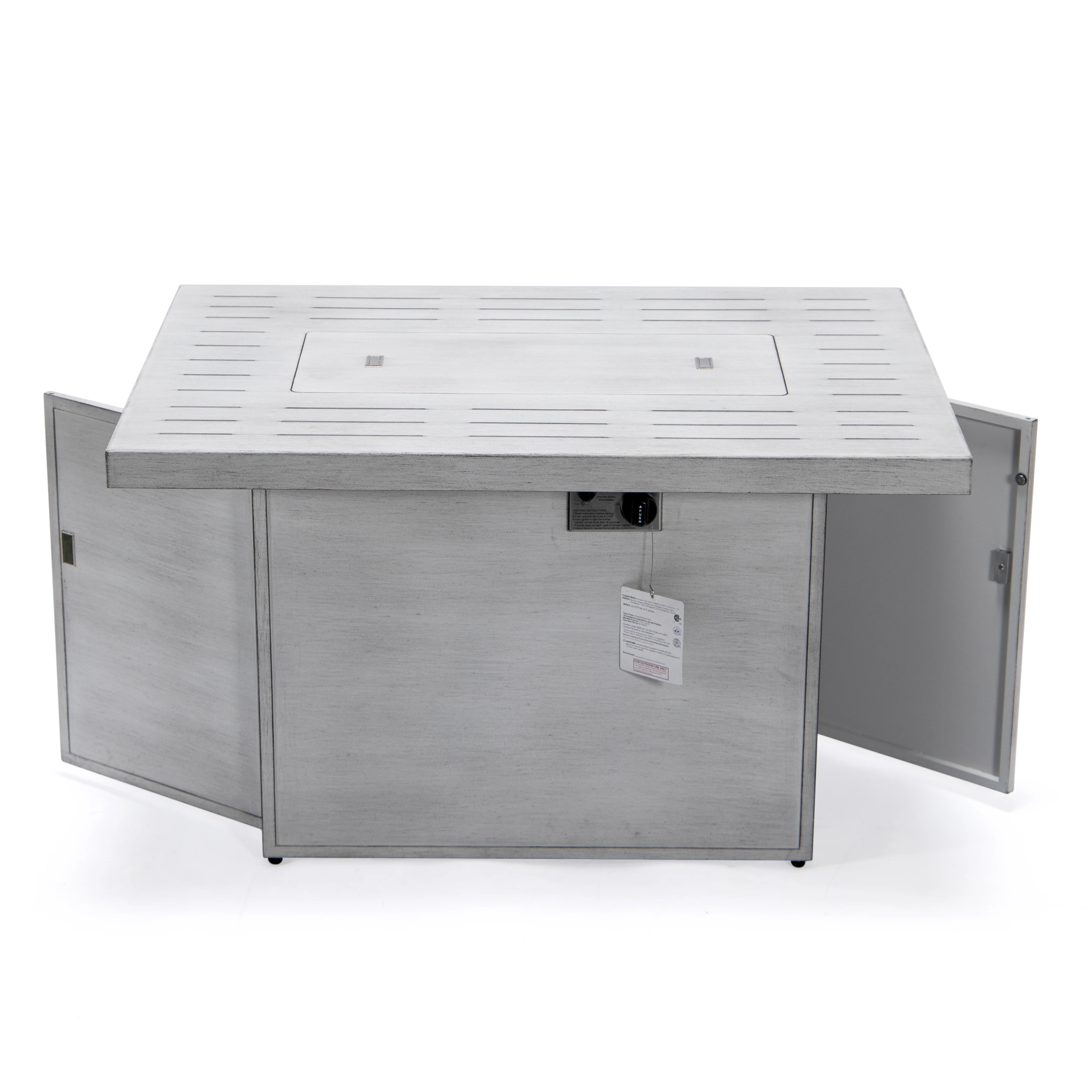 Chelsea Patio Modern Aluminum Propane Fire Pit Table