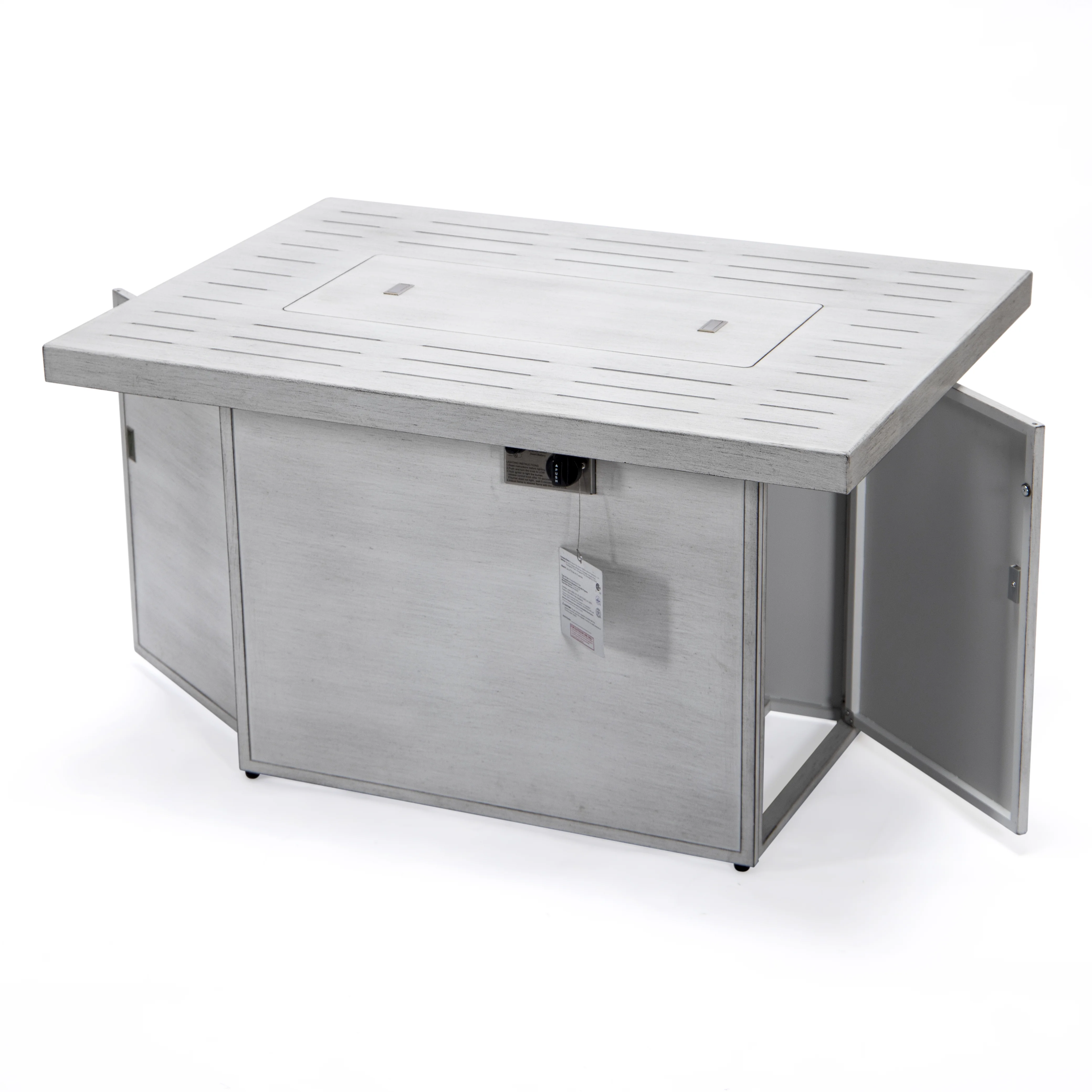 Chelsea Patio Modern Aluminum Propane Fire Pit Table