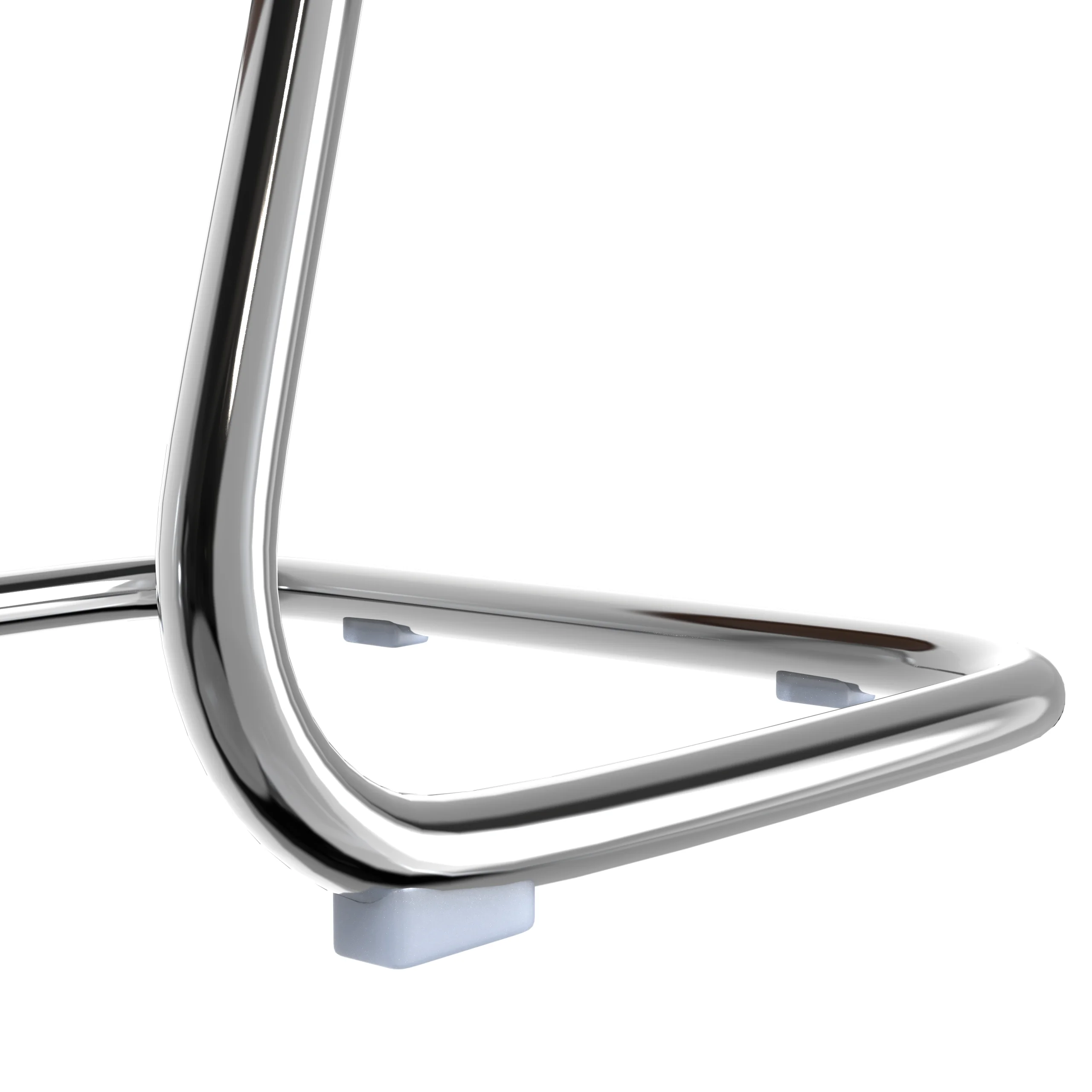 Celeste Series Guest Office Chair in Dark Brown Leather