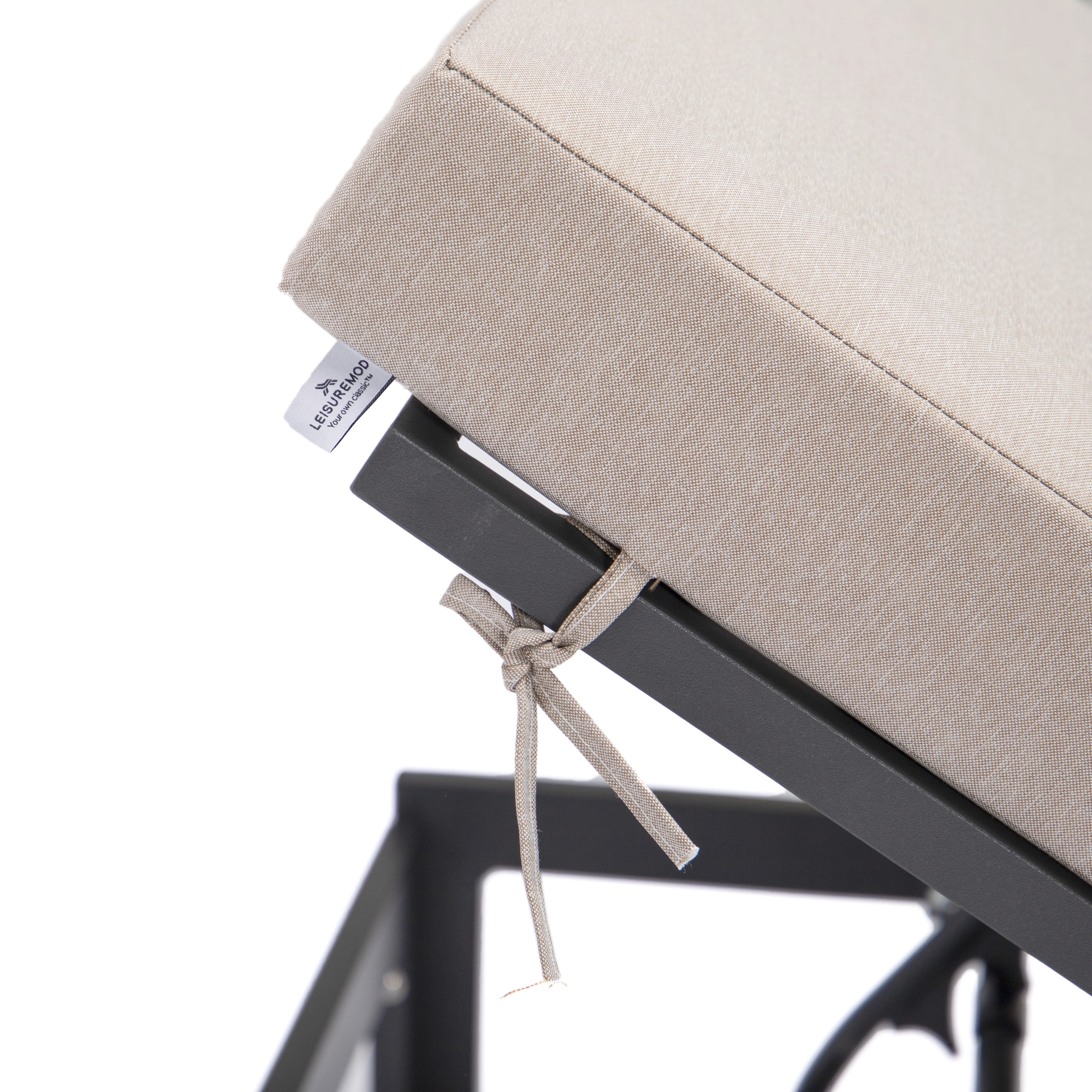 Chelsea Modern Outdoor Chaise Lounge Chair With Cushions Set of 2