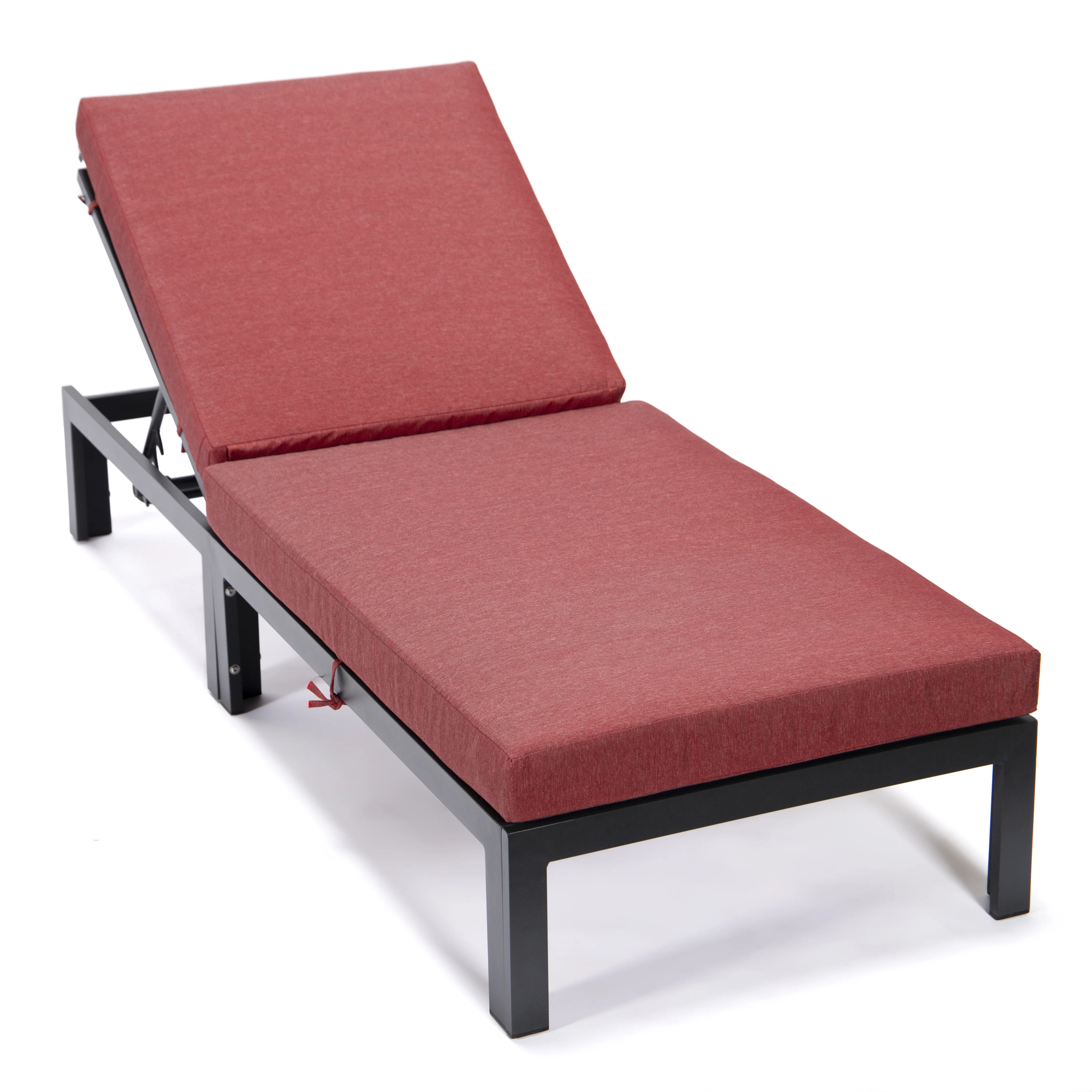 Chelsea Modern Outdoor Chaise Lounge Chair With Cushions