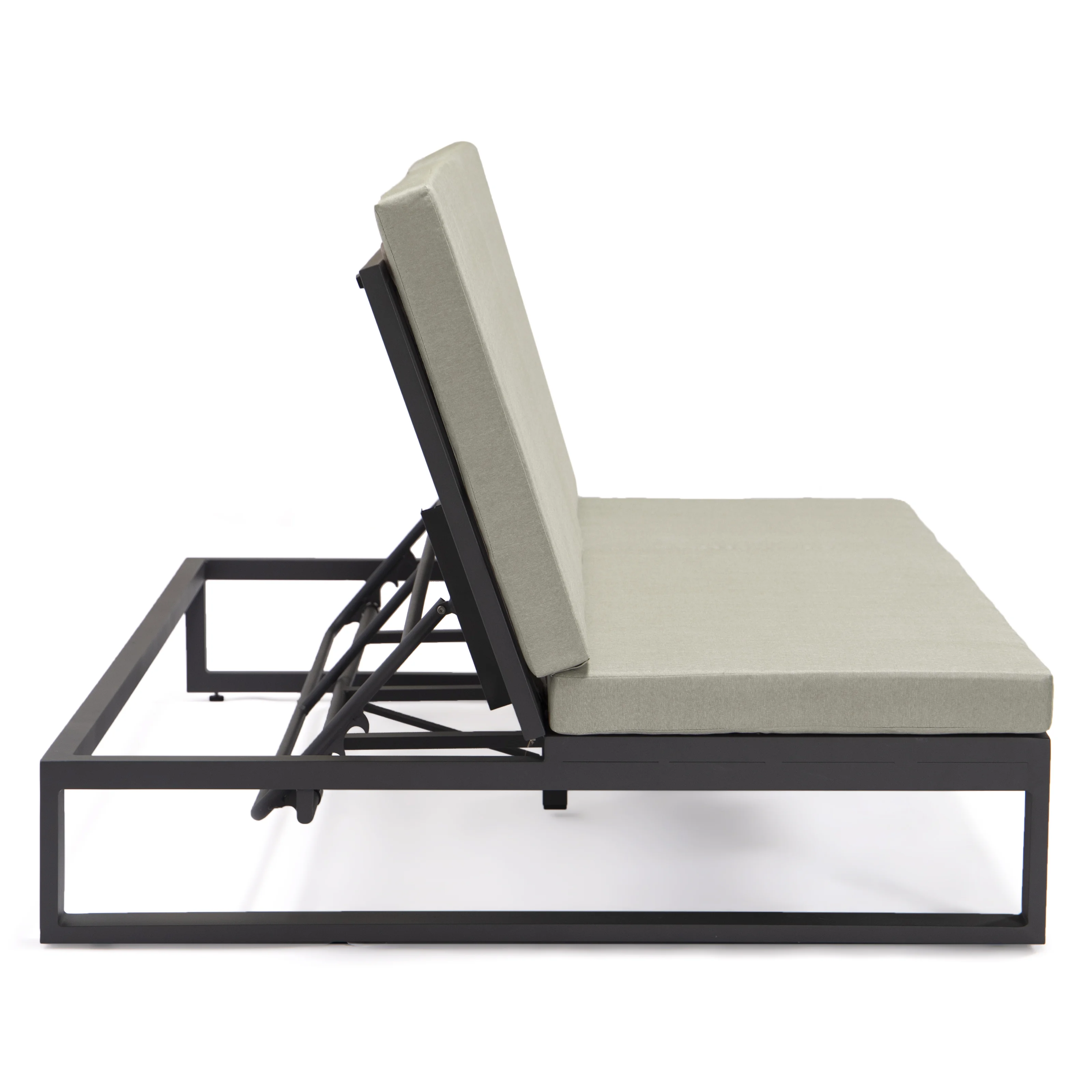 Chelsea Convertible Lounge Reclining Double Chaise With Cushions