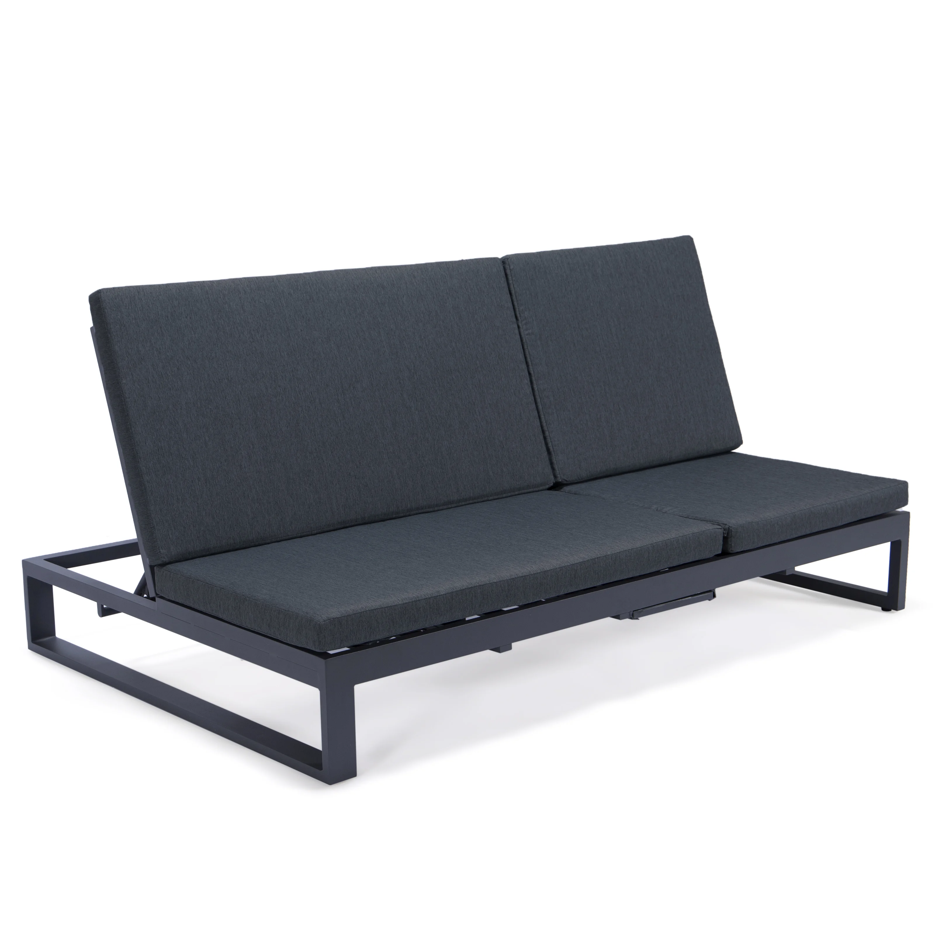 Chelsea Convertible Lounge Reclining Double Chaise With Cushions