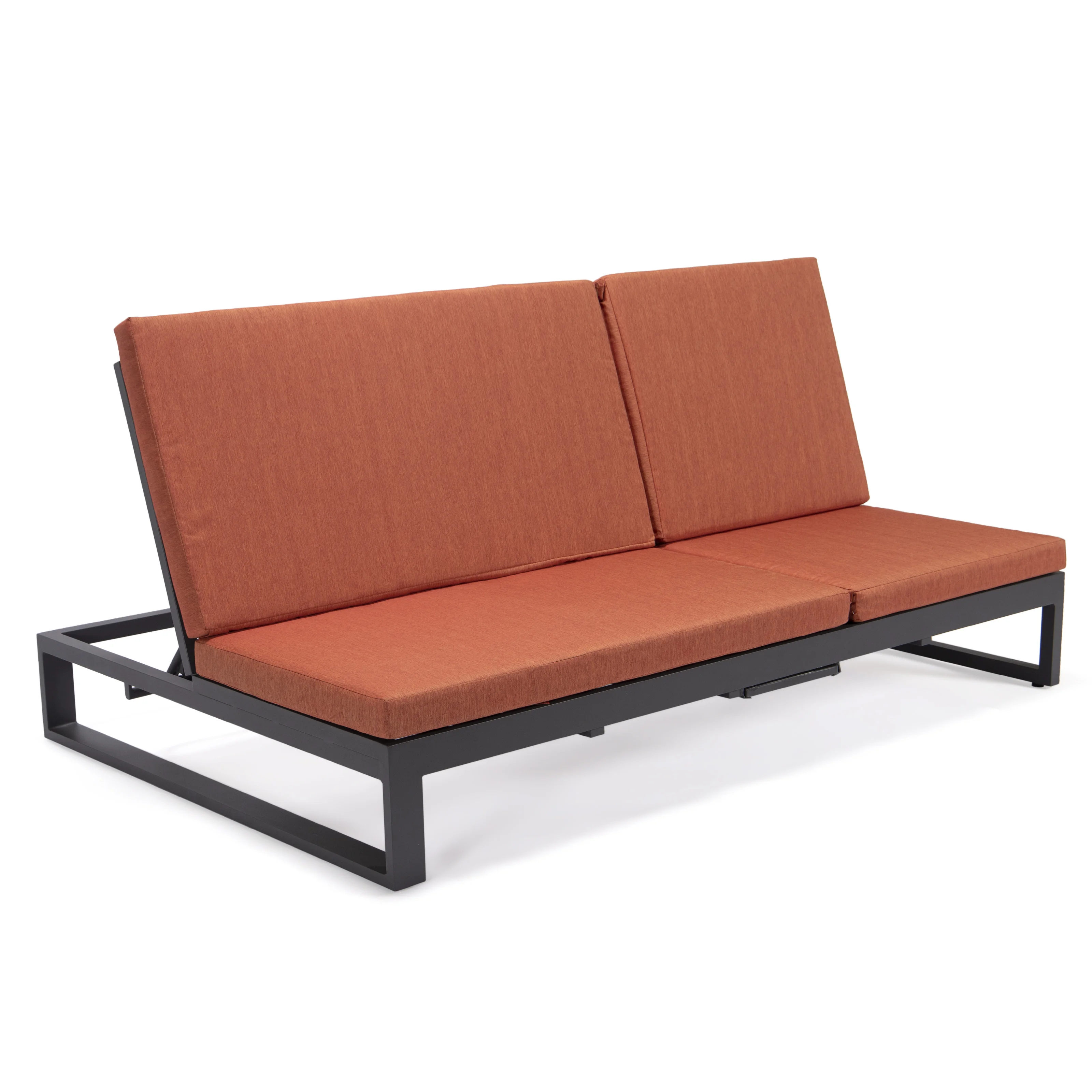 Chelsea Convertible Lounge Reclining Double Chaise With Cushions