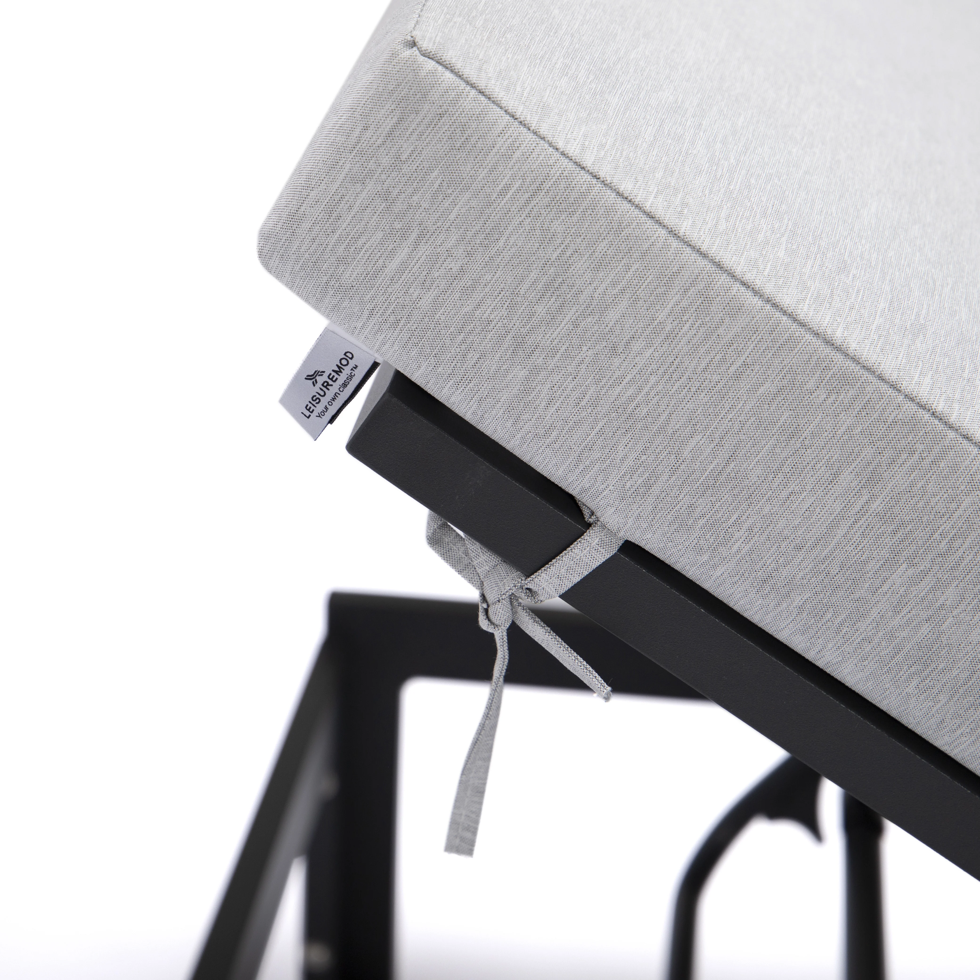 Chelsea Modern Outdoor Chaise Lounge Chair Set of 2 With Side Table & Cushions